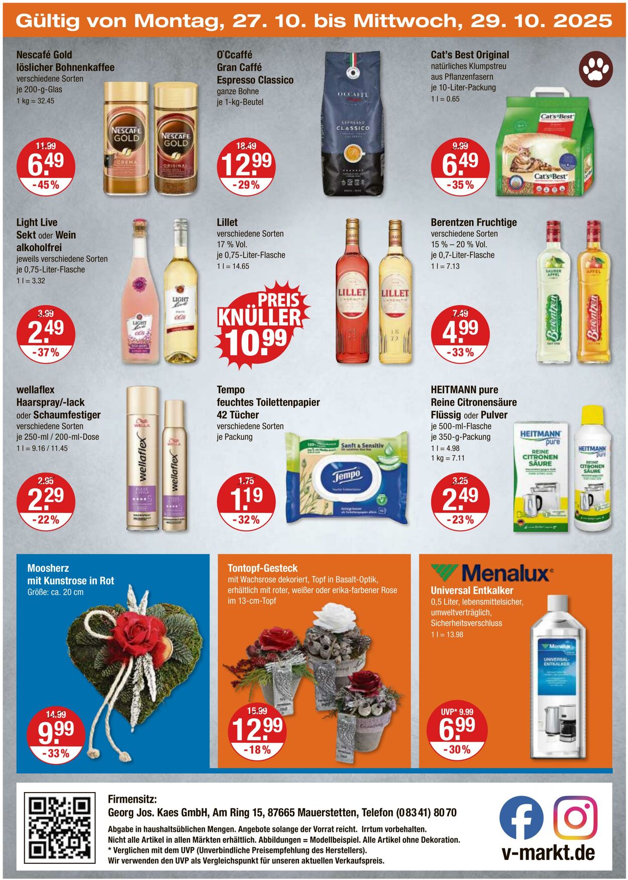 Prospekt V-Markt 23.10.2025 - 29.10.2025