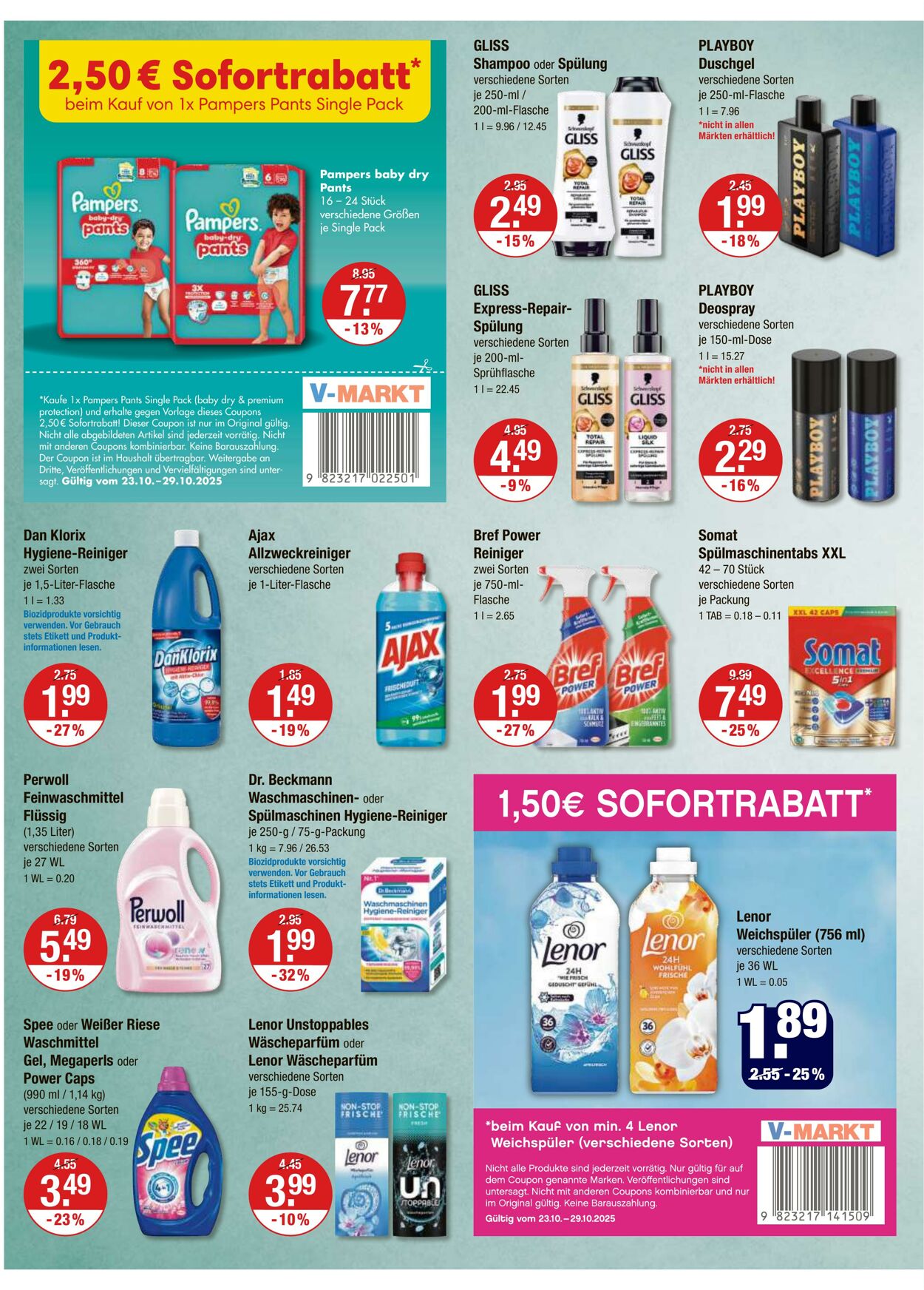 Prospekt V-Markt 23.10.2025 - 29.10.2025