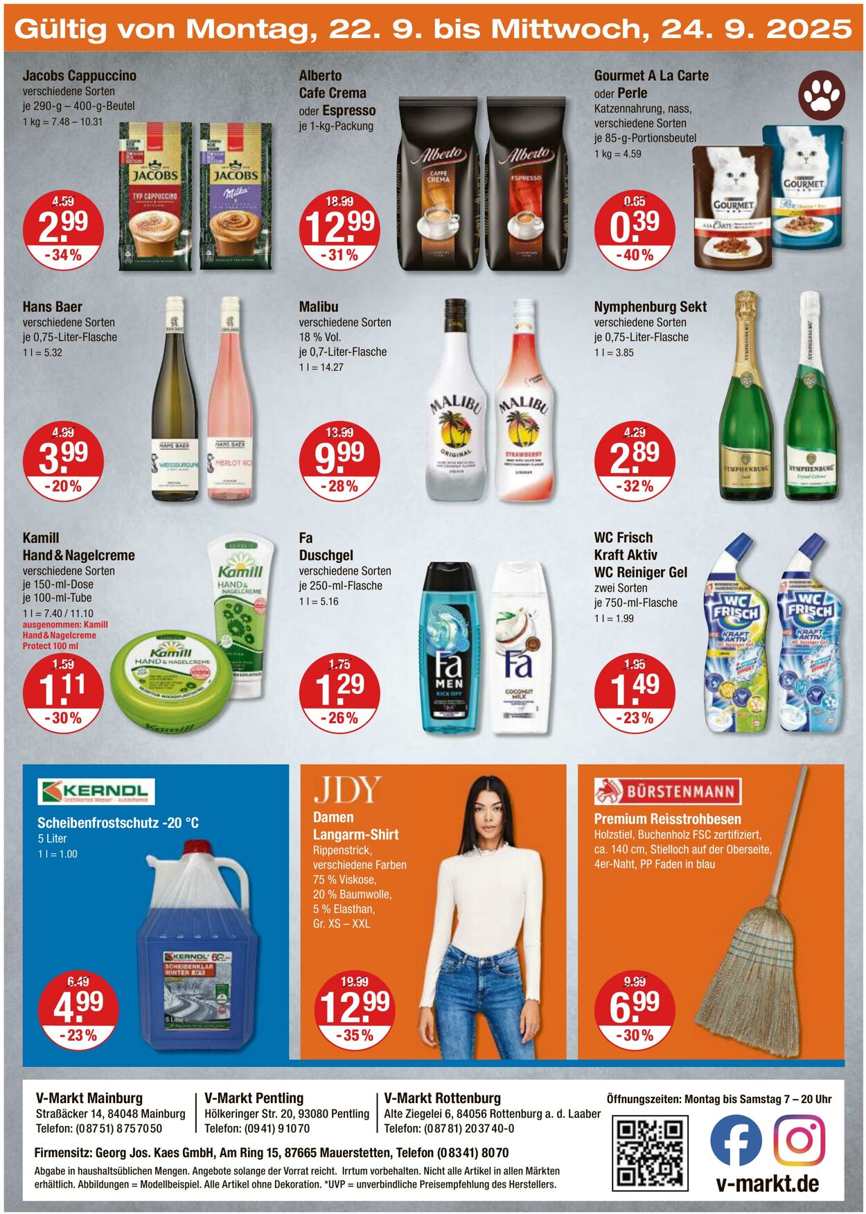 Prospekt V-Markt 18.09.2025 - 24.09.2025