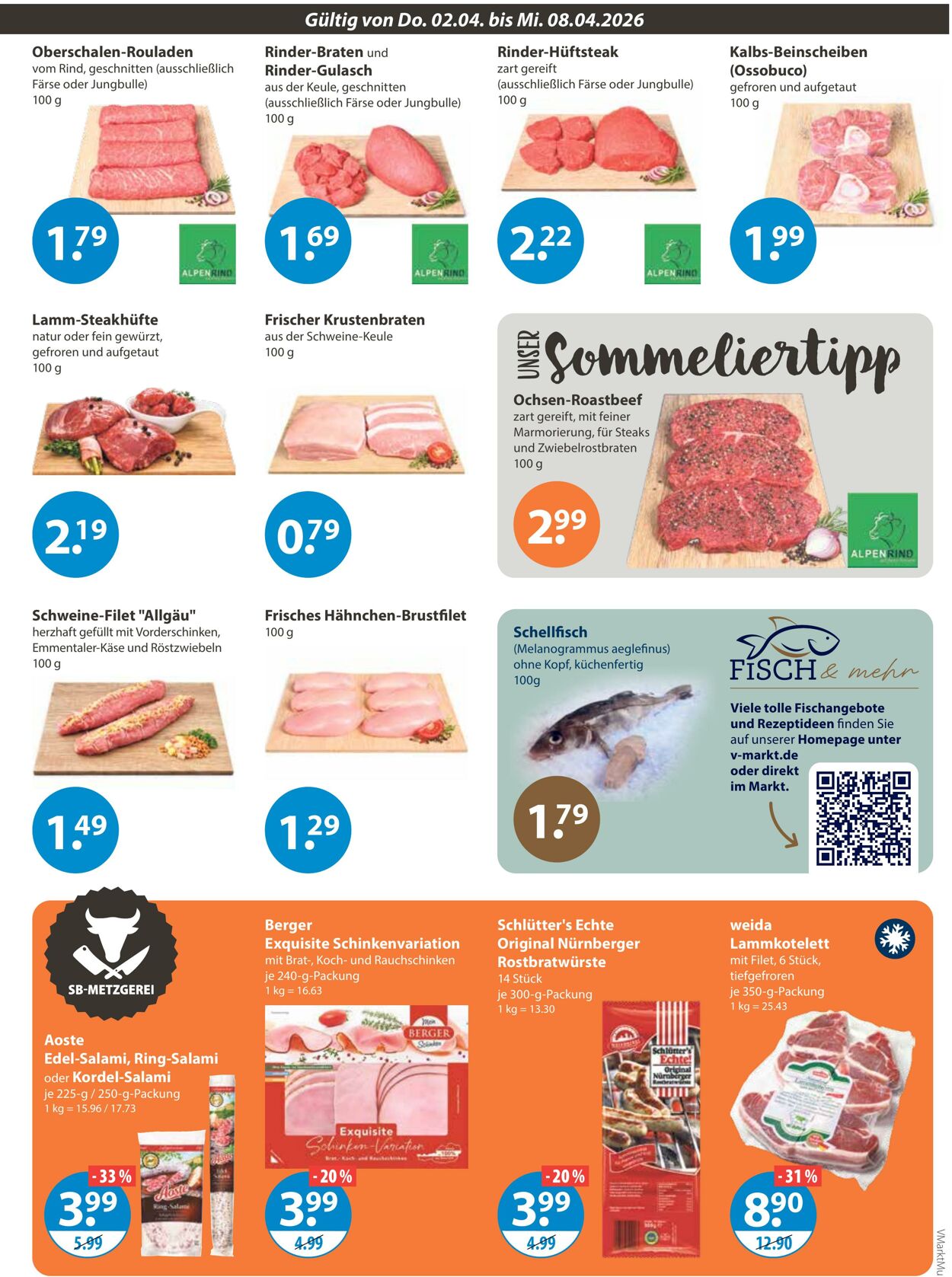 Prospekt V-Markt 02.04.2026 - 08.04.2026