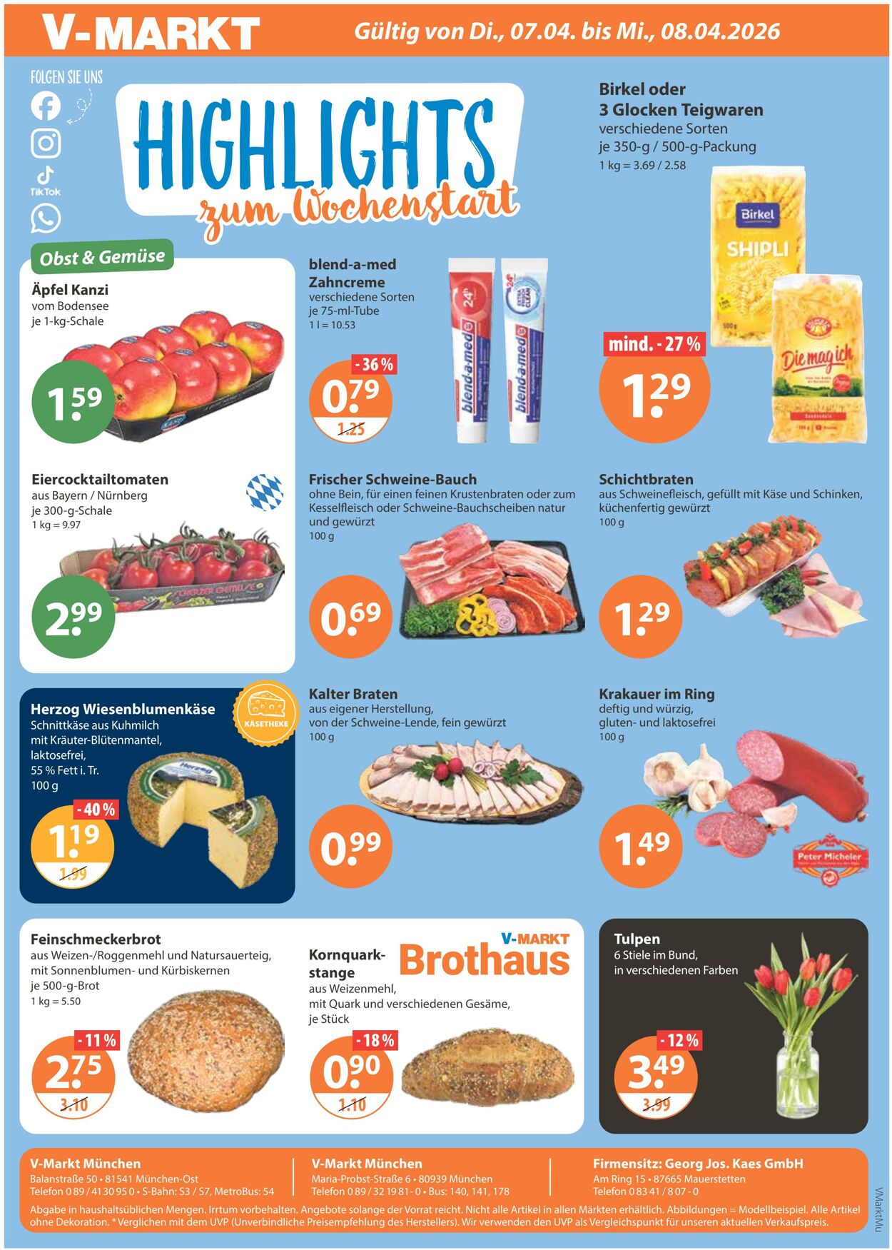 Prospekt V-Markt 02.04.2026 - 08.04.2026