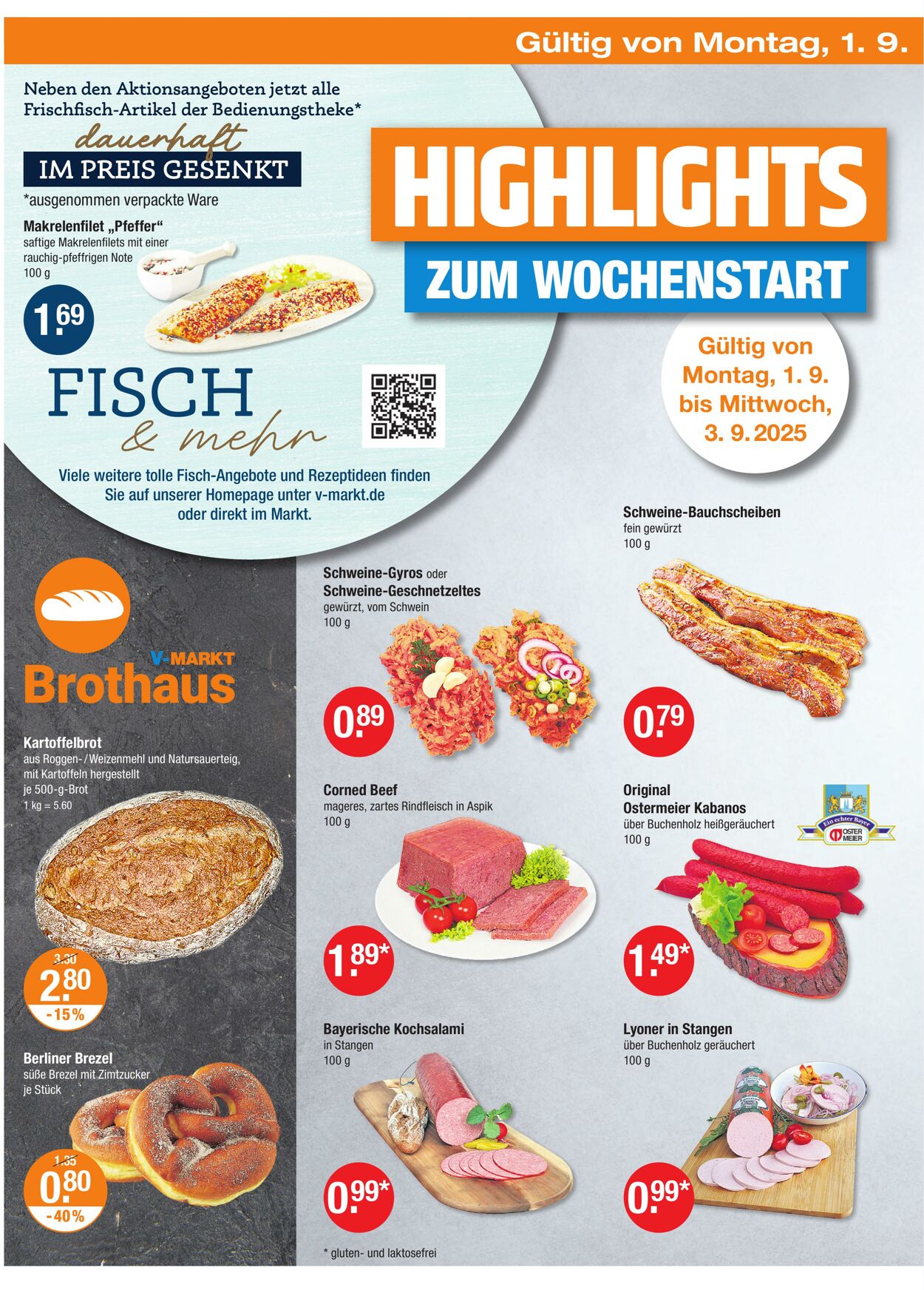Prospekt V-Markt 28.08.2025 - 03.09.2025