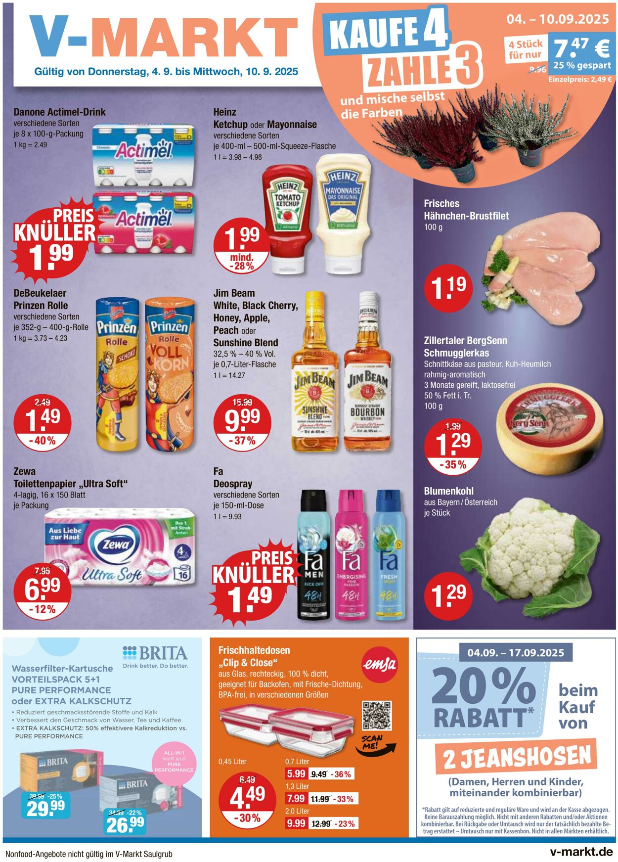 Prospekt V-Markt 04.09.2025 - 10.09.2025