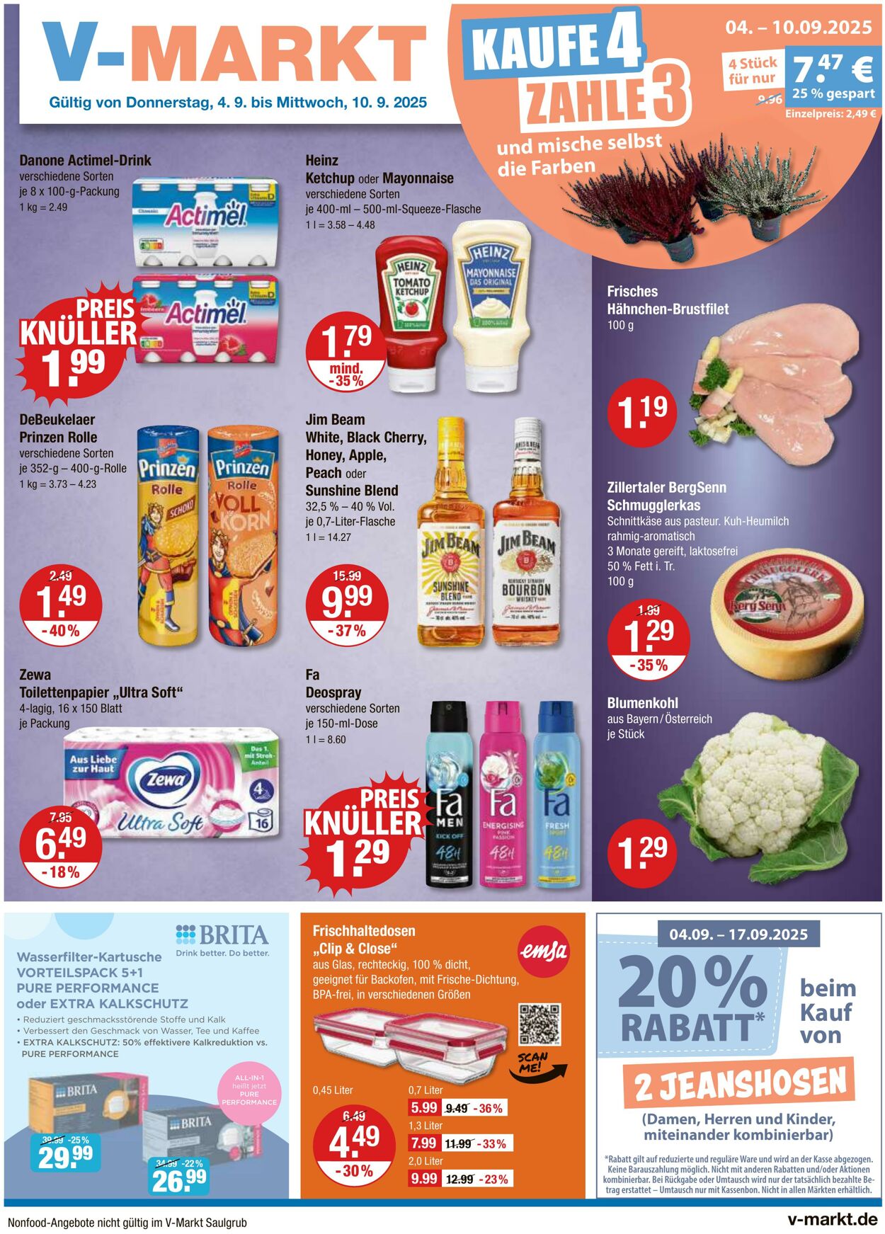 Prospekt V-Markt 04.09.2025 - 10.09.2025