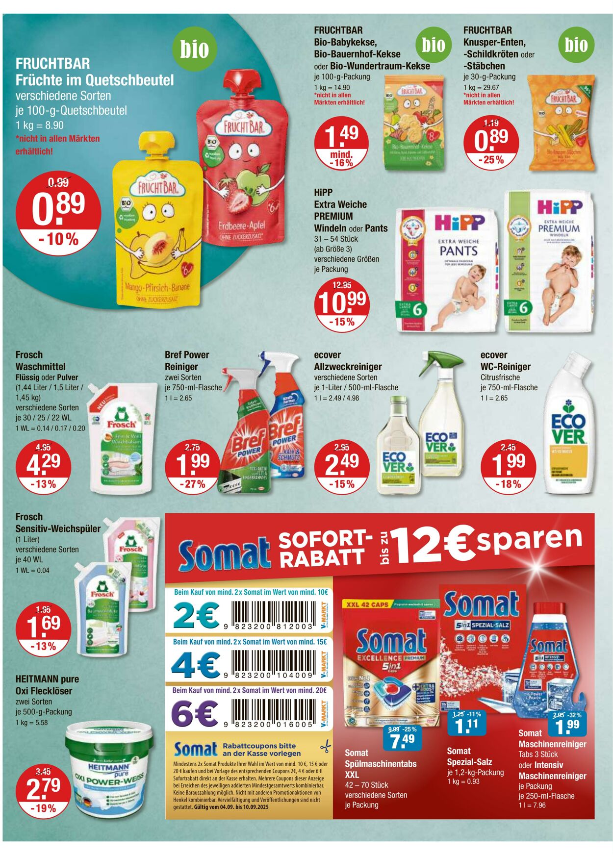 Prospekt V-Markt 04.09.2025 - 10.09.2025