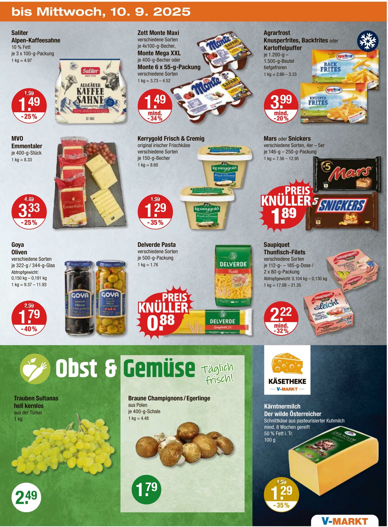 Prospekt V-Markt 04.09.2025 - 10.09.2025