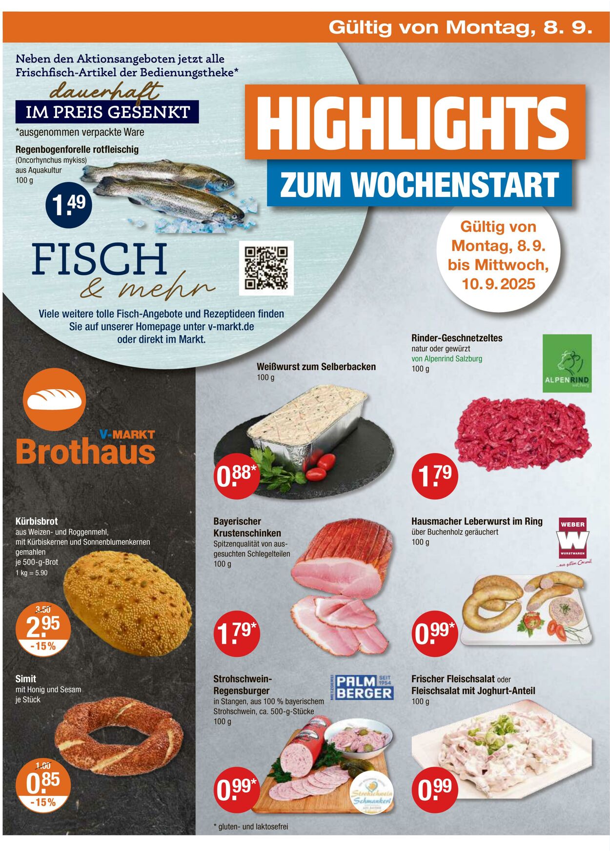 Prospekt V-Markt 04.09.2025 - 10.09.2025