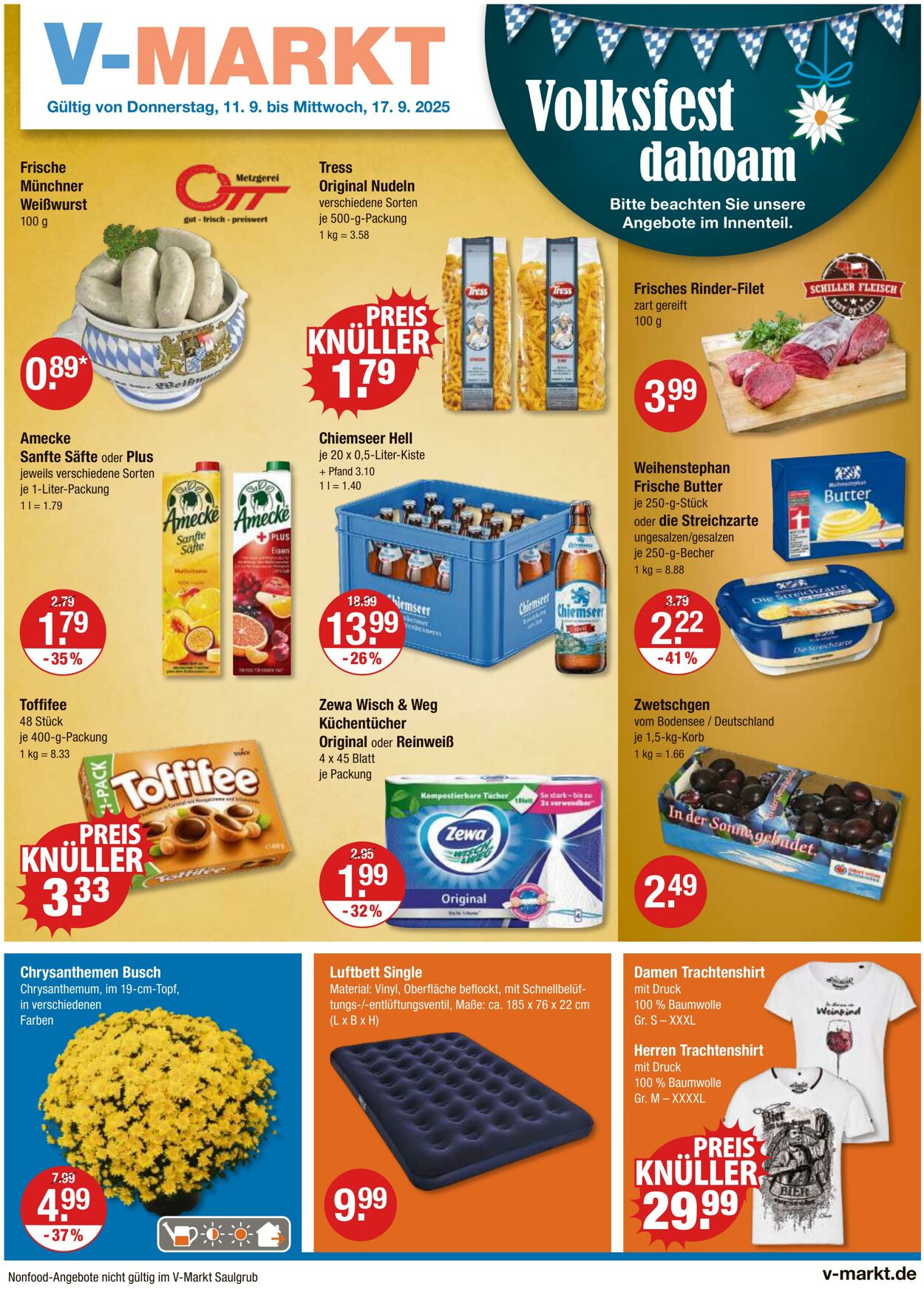 Prospekt V-Markt 11.09.2025 - 17.09.2025