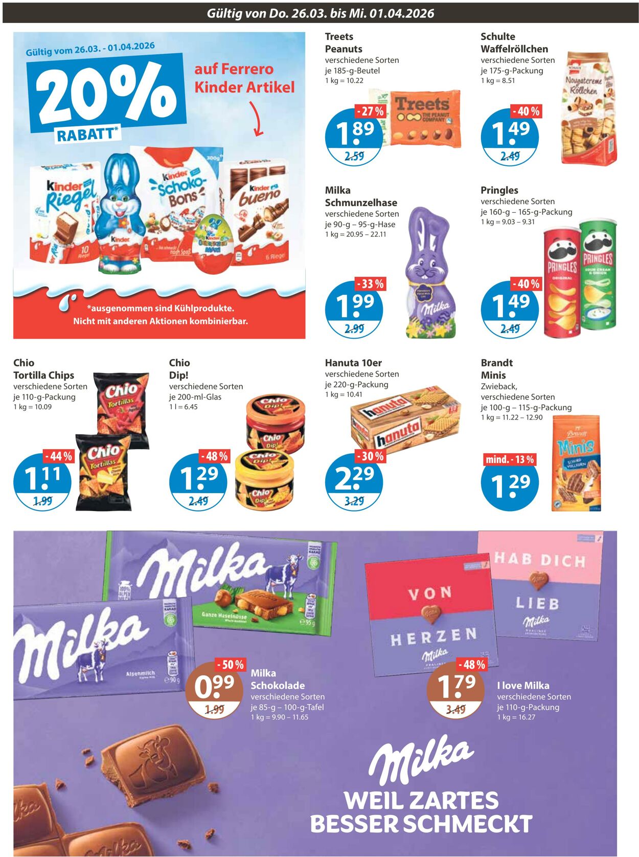 Prospekt V-Markt 26.03.2026 - 01.04.2026