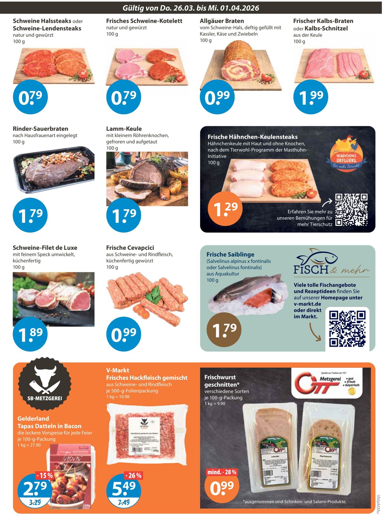 Prospekt V-Markt 26.03.2026 - 01.04.2026