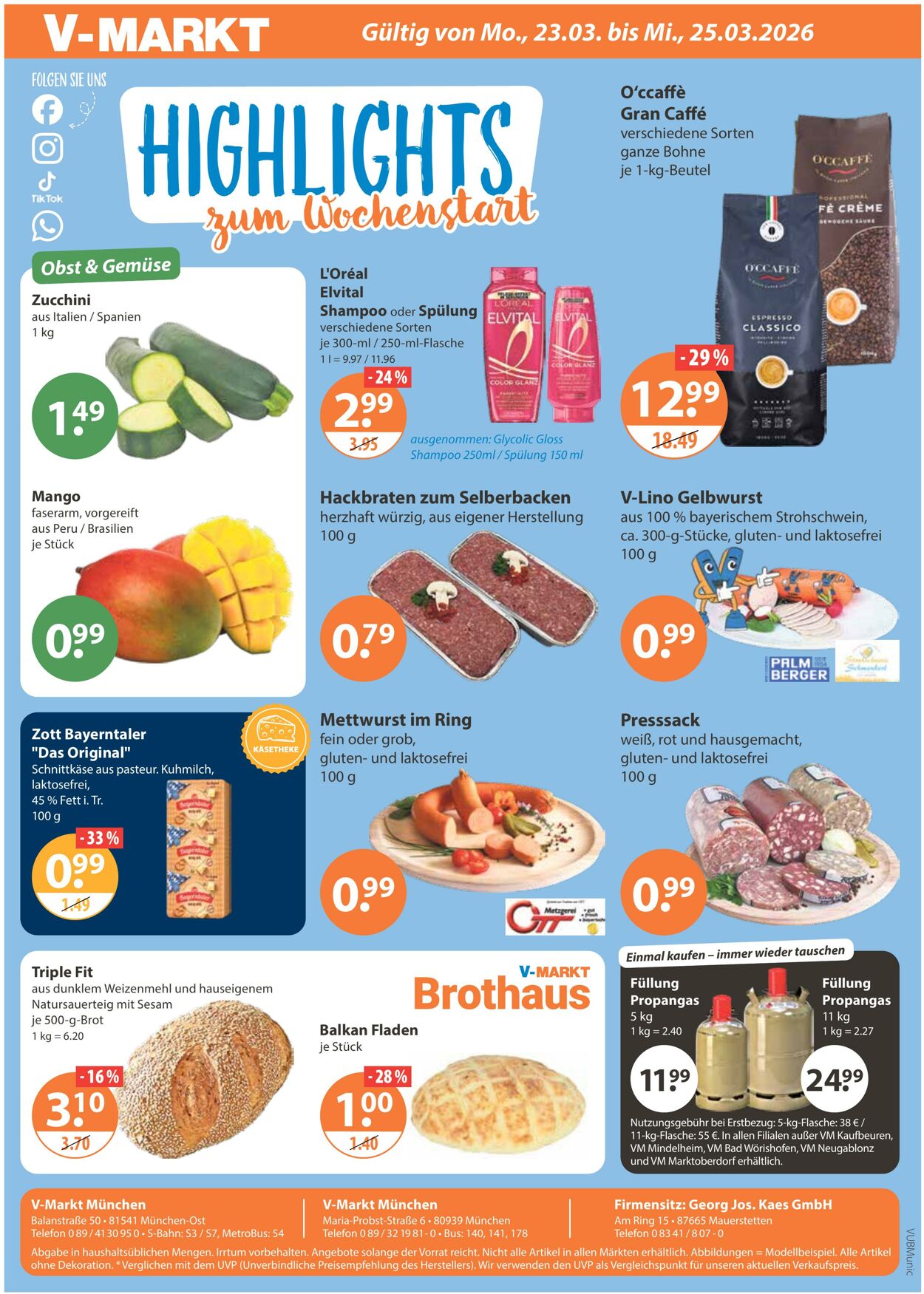 Prospekt V-Markt 19.03.2026 - 25.03.2026