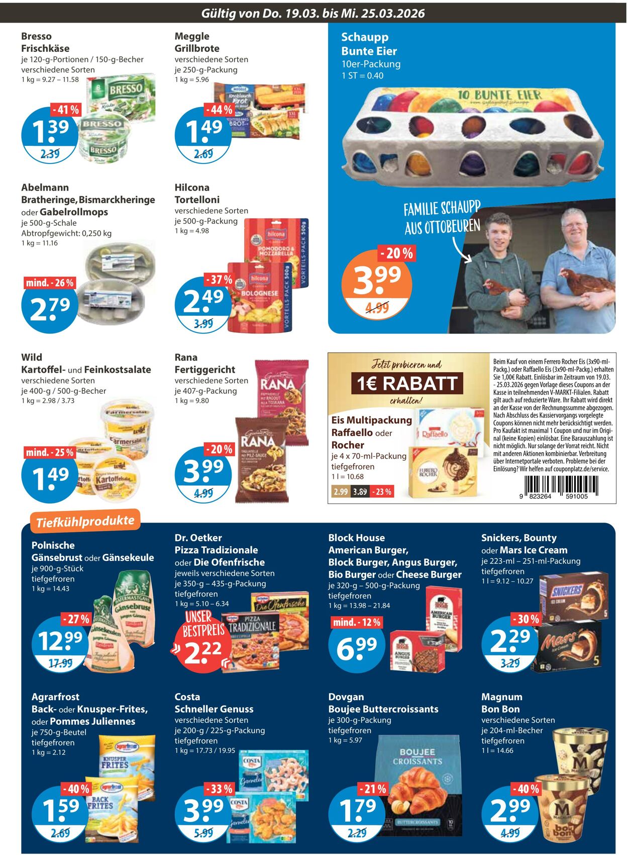 Prospekt V-Markt 19.03.2026 - 25.03.2026