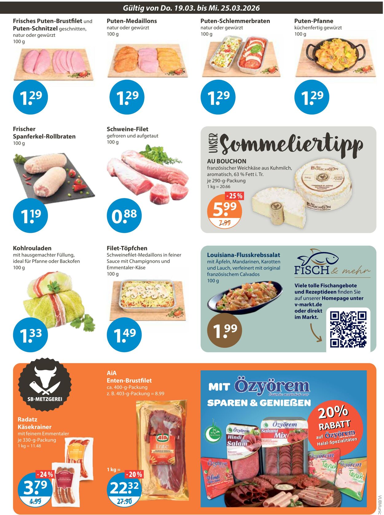 Prospekt V-Markt 19.03.2026 - 25.03.2026