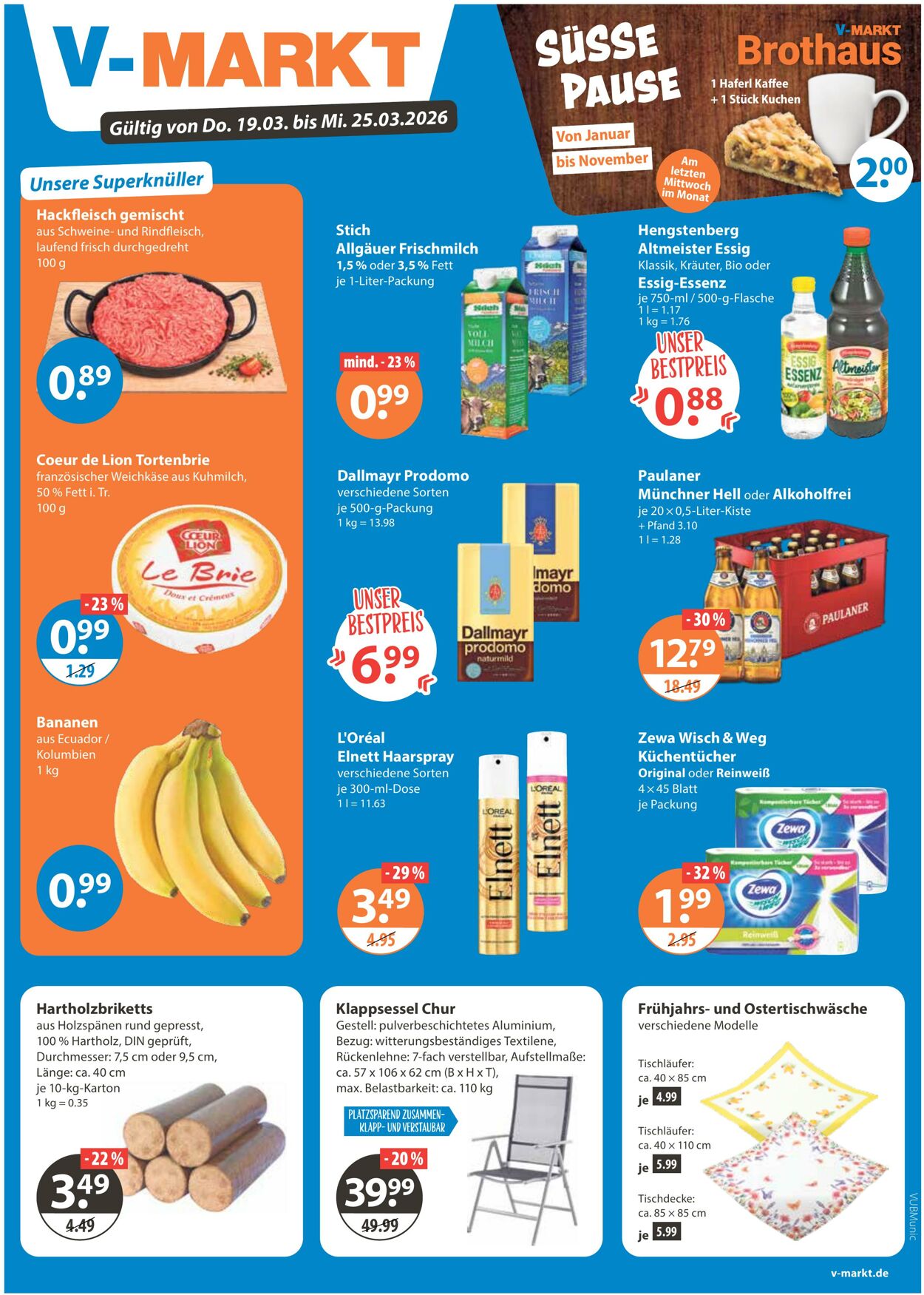 Prospekt V-Markt 19.03.2026 - 25.03.2026