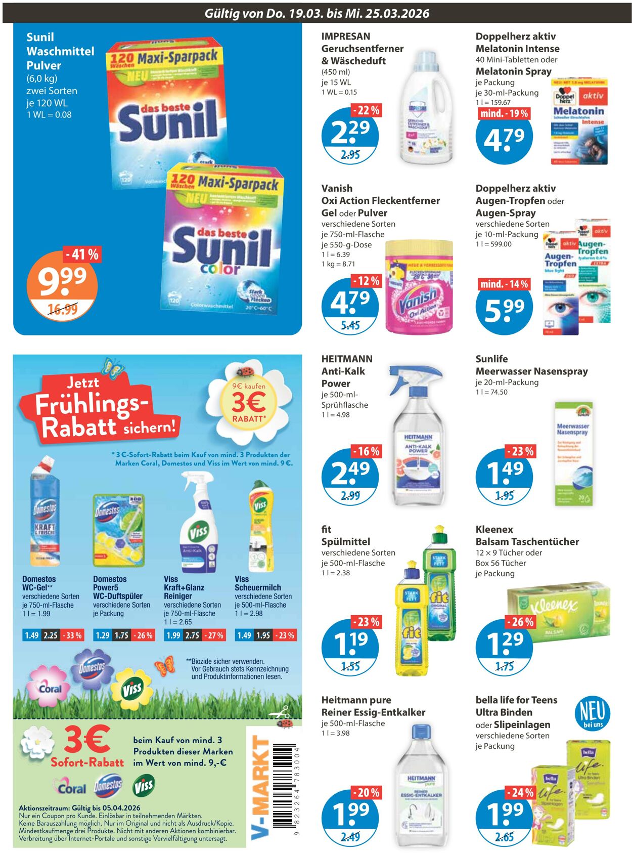 Prospekt V-Markt 19.03.2026 - 25.03.2026