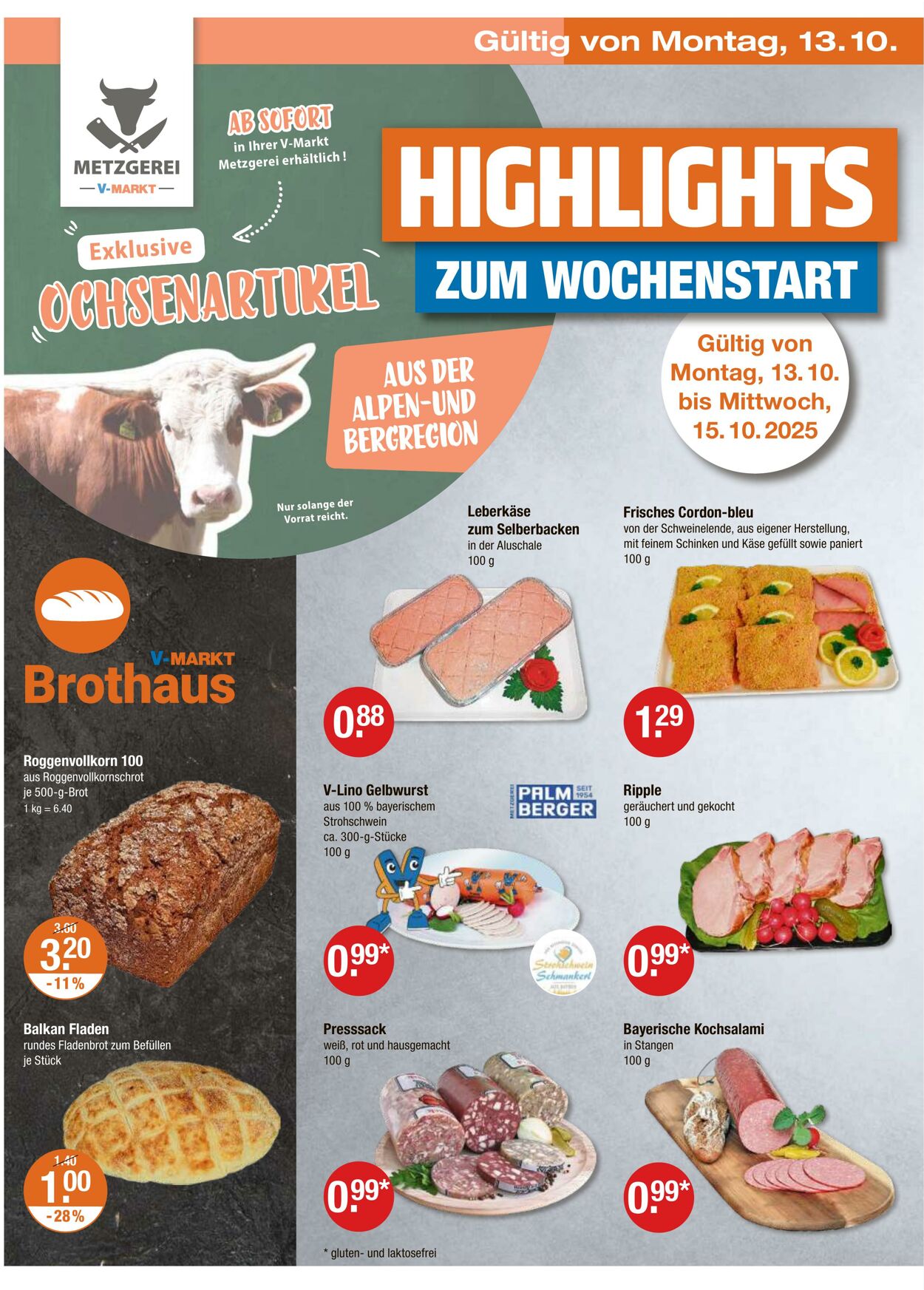 Prospekt V-Markt 09.10.2025 - 15.10.2025