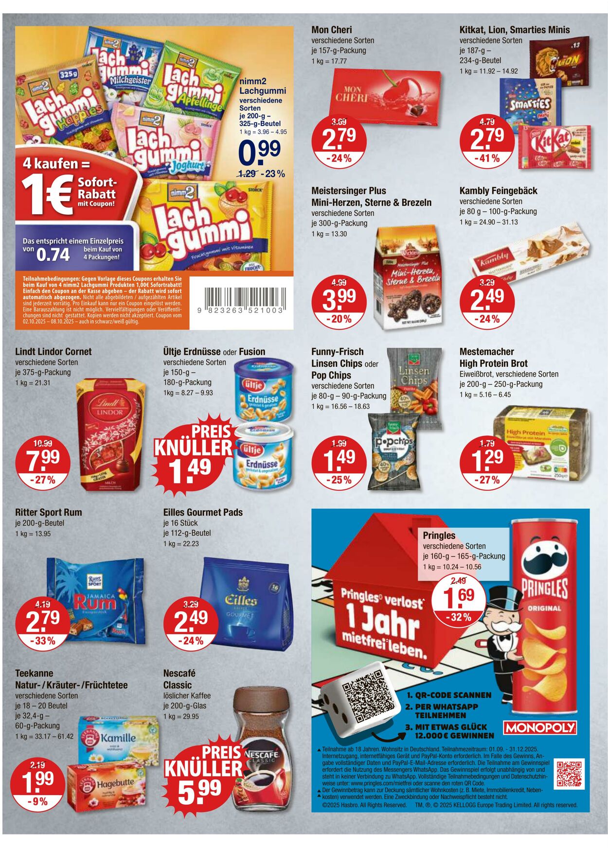 Prospekt V-Markt 02.10.2025 - 08.10.2025