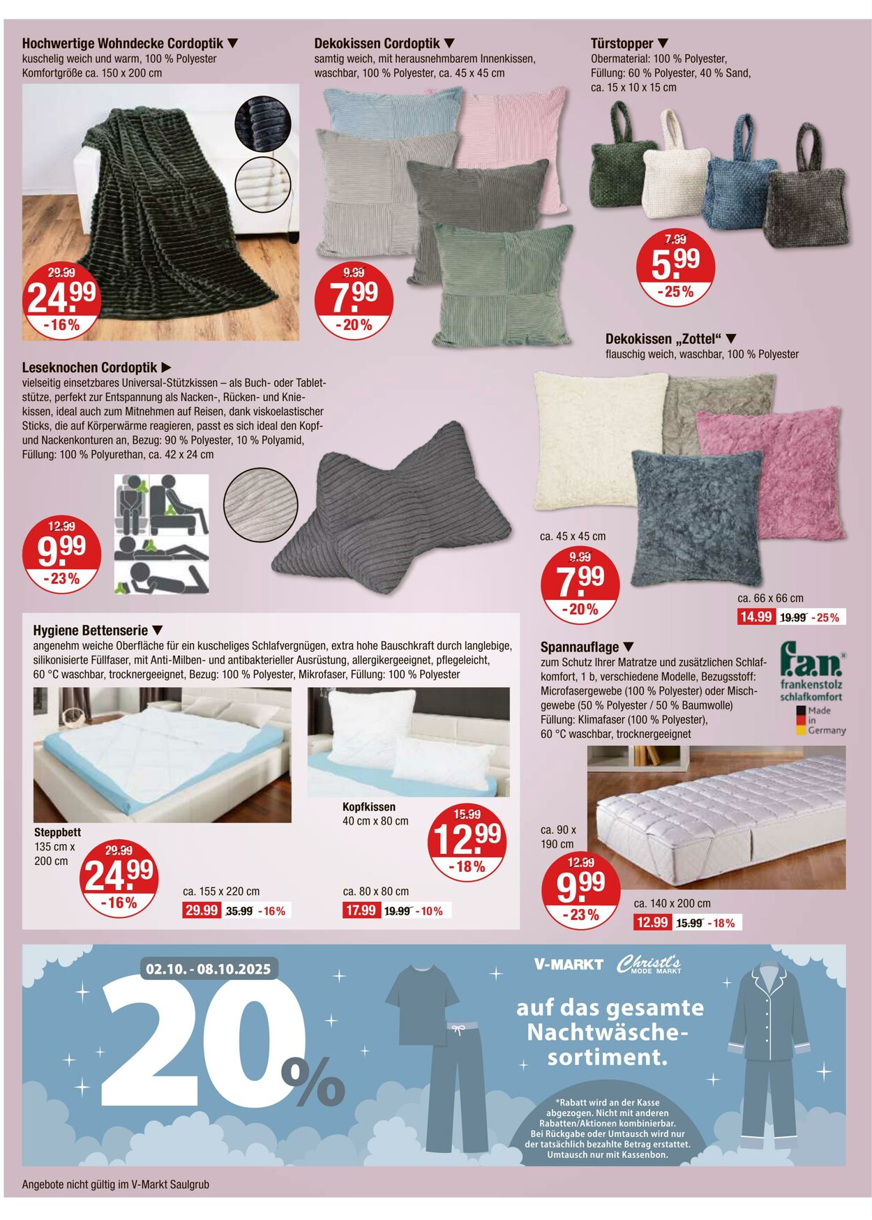 Prospekt V-Markt 02.10.2025 - 08.10.2025