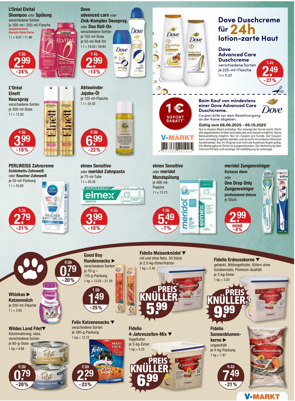 Prospekt V-Markt 25.09.2025 - 01.10.2025