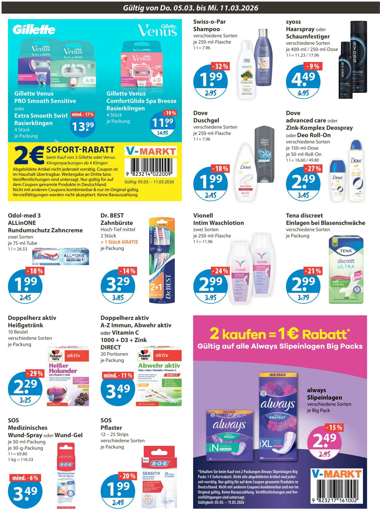 Prospekt V-Markt 05.03.2026 - 11.03.2026