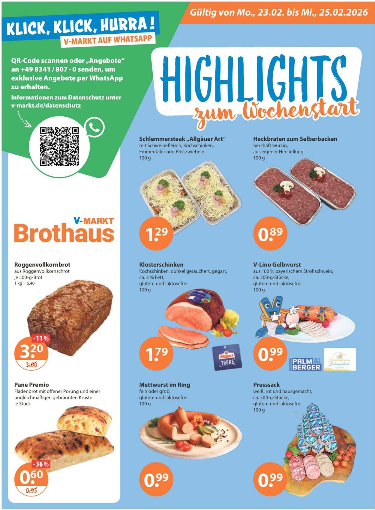Prospekt V-Markt 19.02.2026 - 25.02.2026