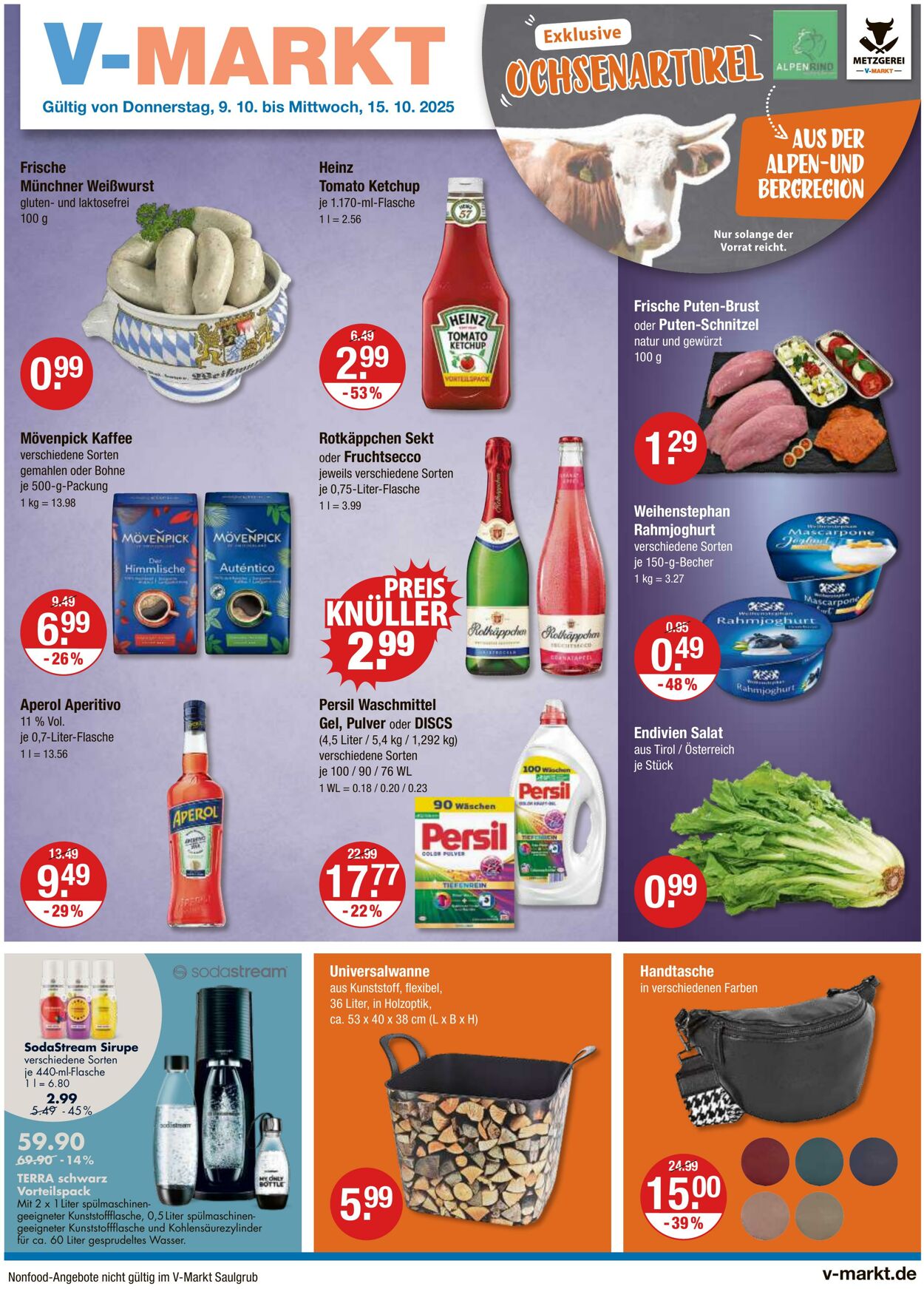 Prospekt V-Markt 09.10.2025 - 15.10.2025