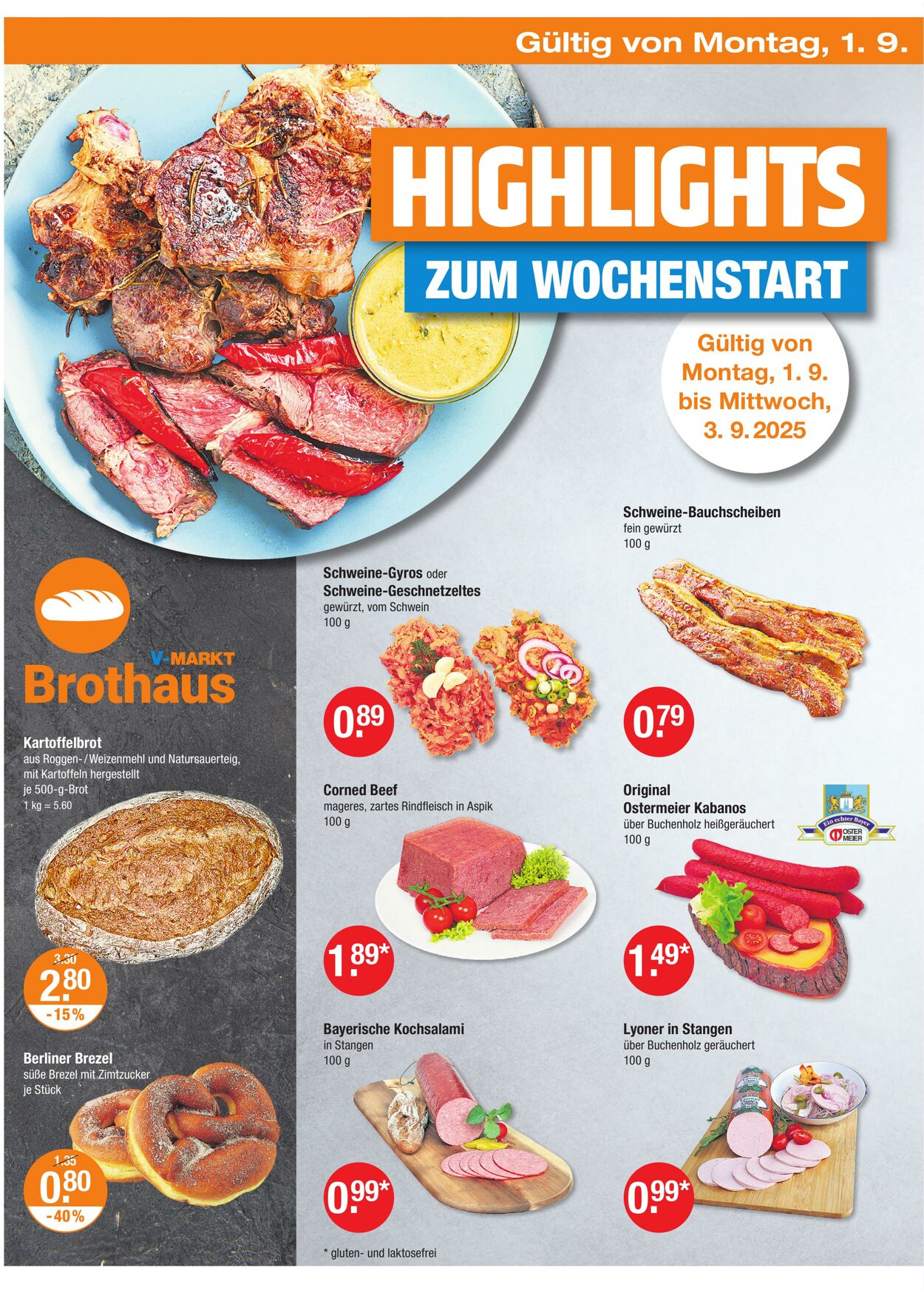 Prospekt V-Markt 28.08.2025 - 03.09.2025