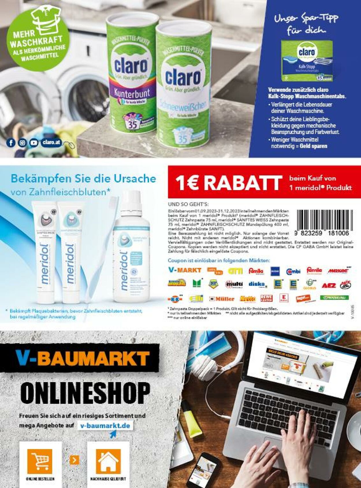 Prospekt V-Markt 02.10.2023 - 30.11.2023