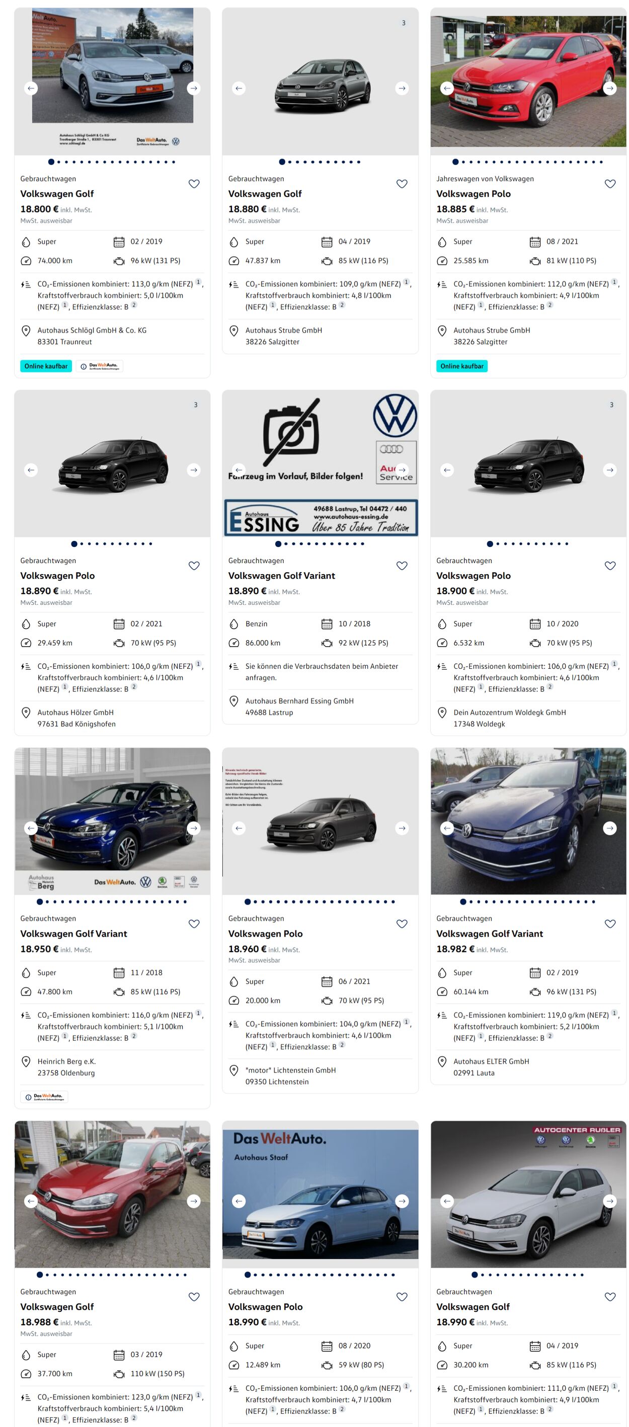 Prospekt Volkswagen 10.04.2023 - 03.05.2023