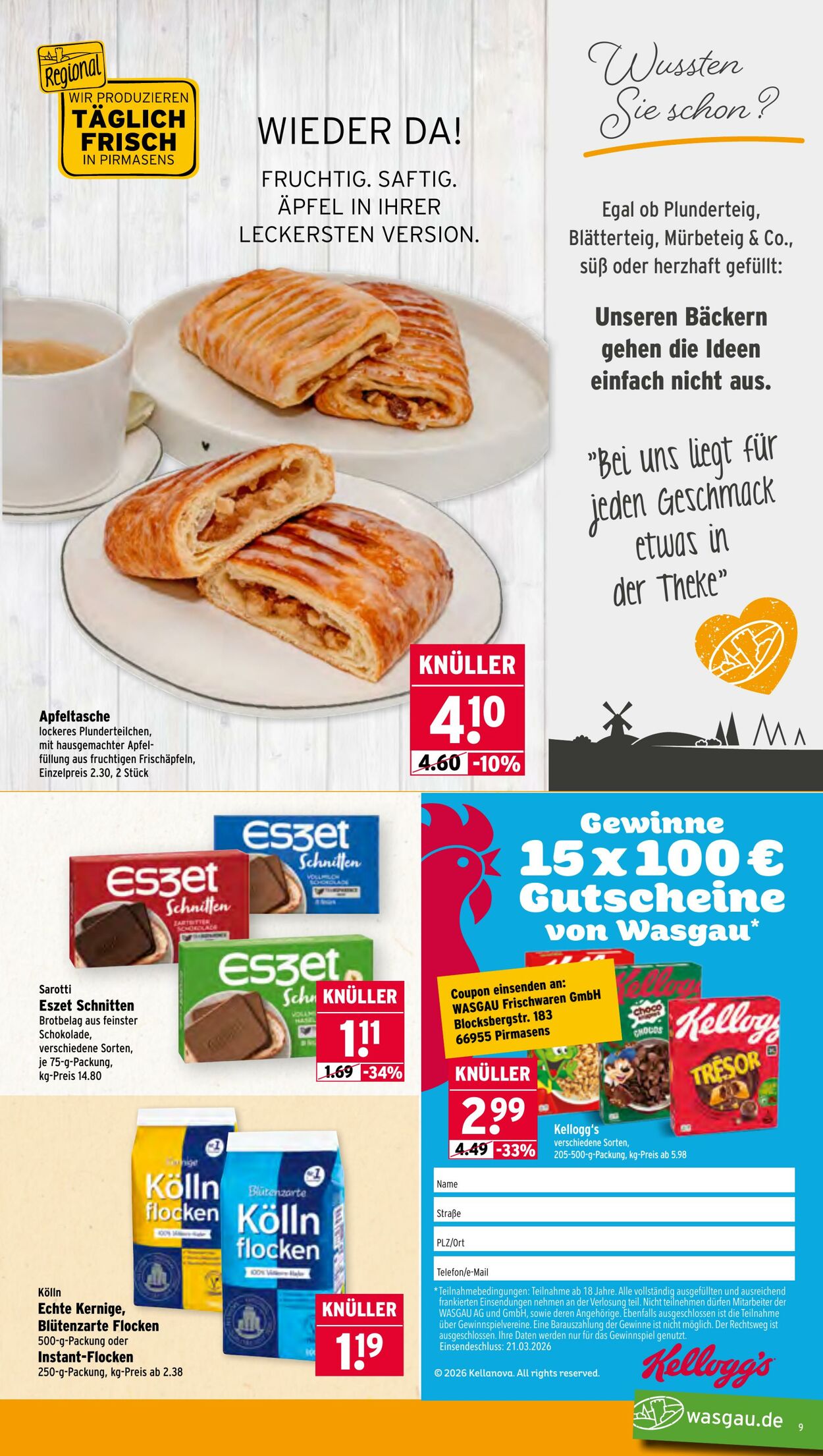 Prospekt Wasgau 09.03.2026 - 14.03.2026