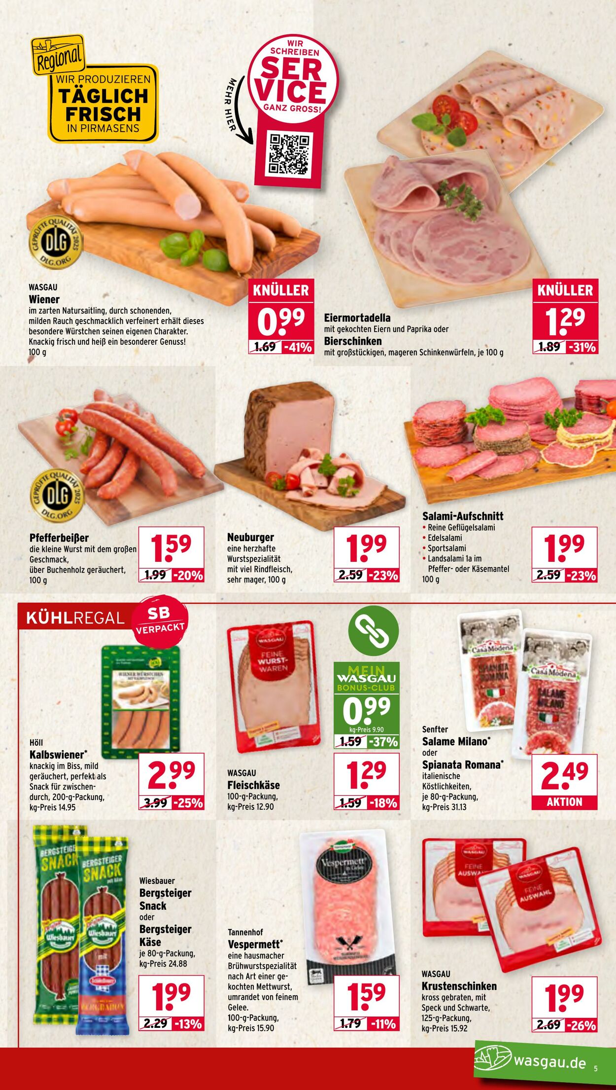 Prospekt Wasgau 09.03.2026 - 14.03.2026