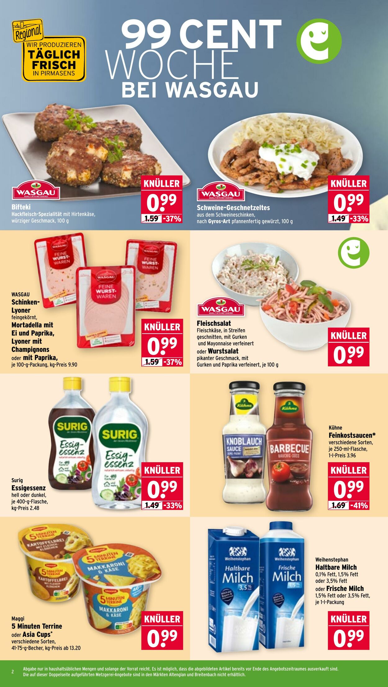Prospekt Wasgau 08.06.2026 - 13.06.2026