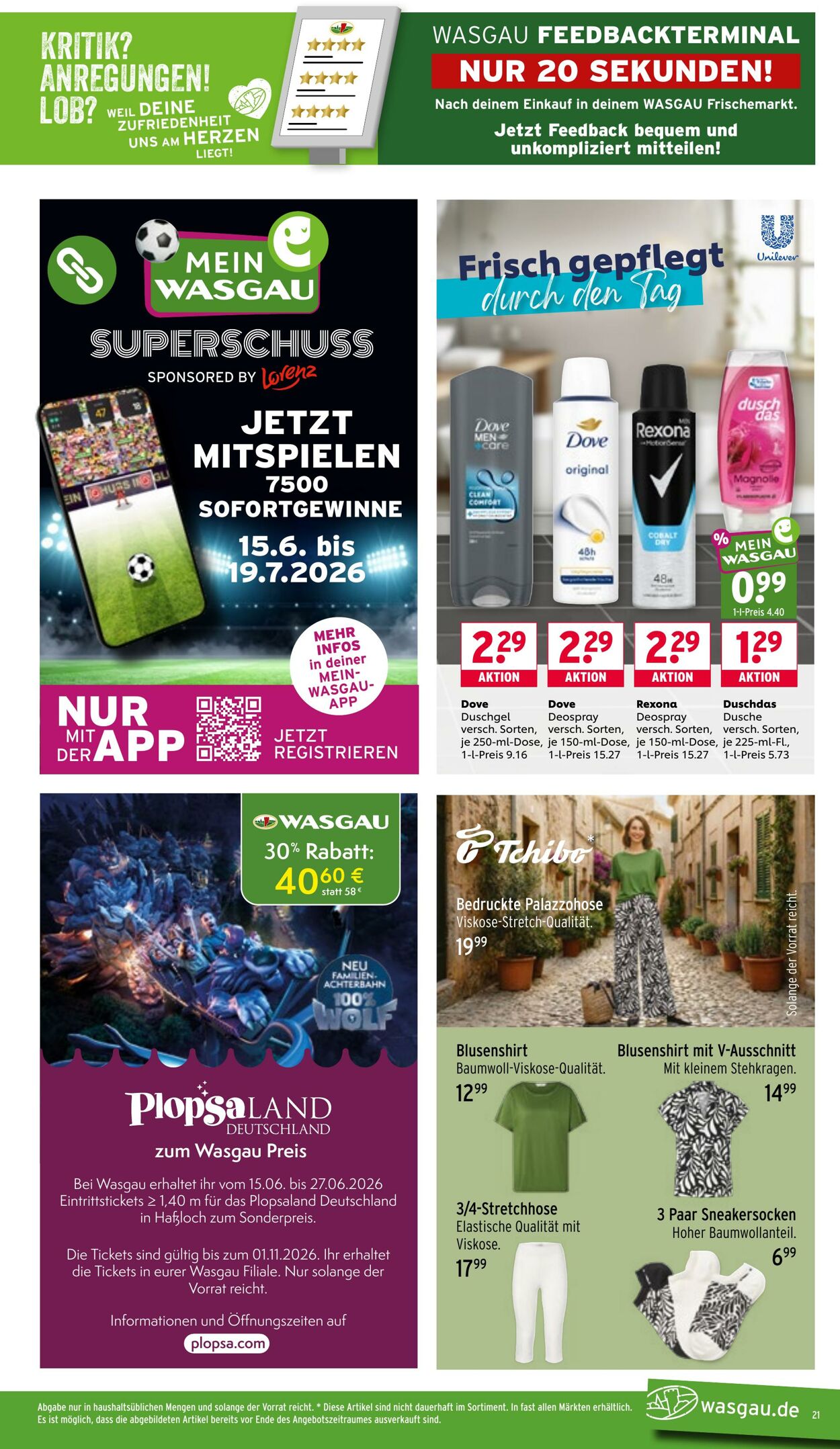 Prospekt Wasgau 08.06.2026 - 13.06.2026