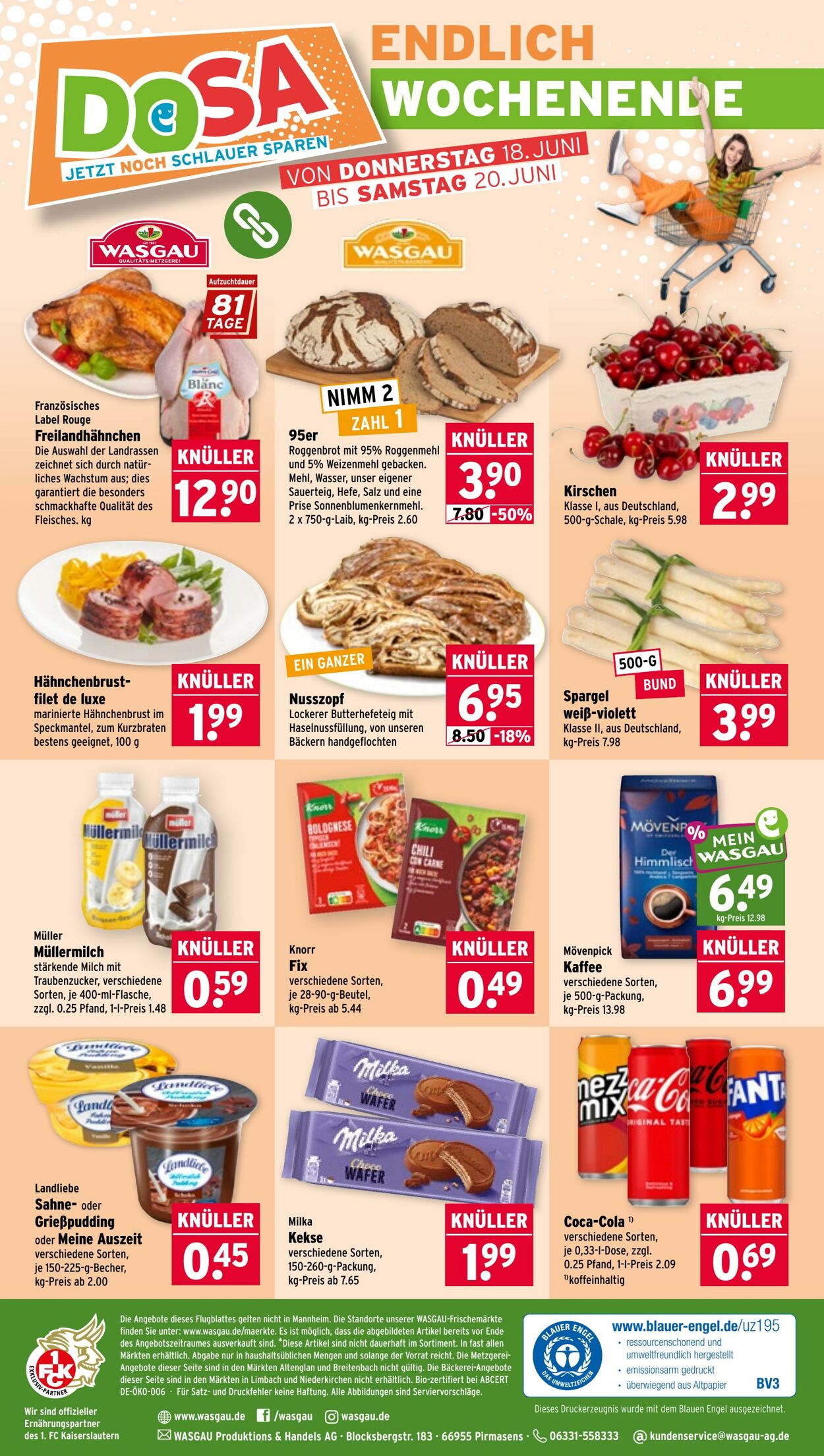 Prospekt Wasgau 08.06.2026 - 13.06.2026