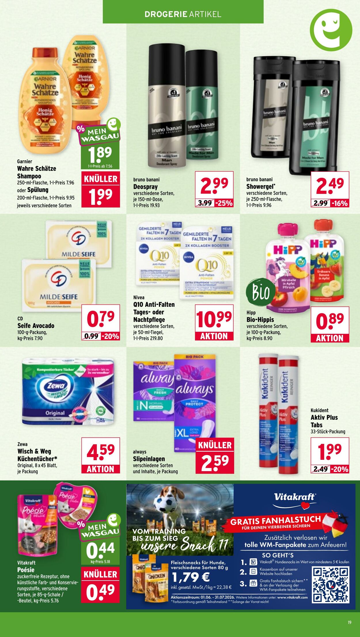 Prospekt Wasgau 15.06.2026 - 20.06.2026