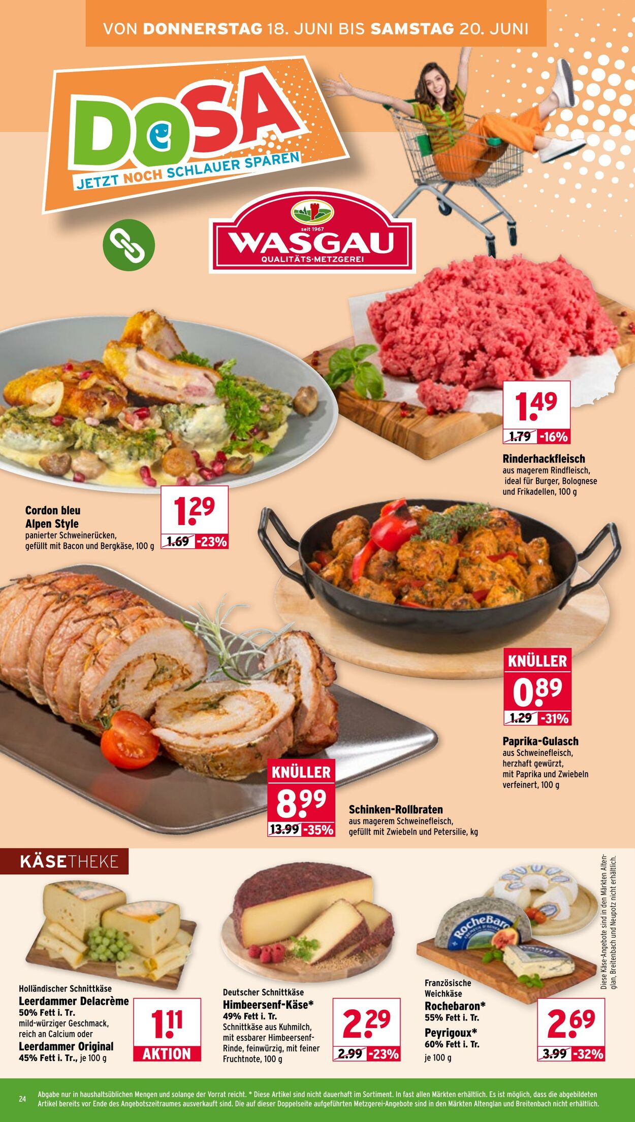 Prospekt Wasgau 15.06.2026 - 20.06.2026