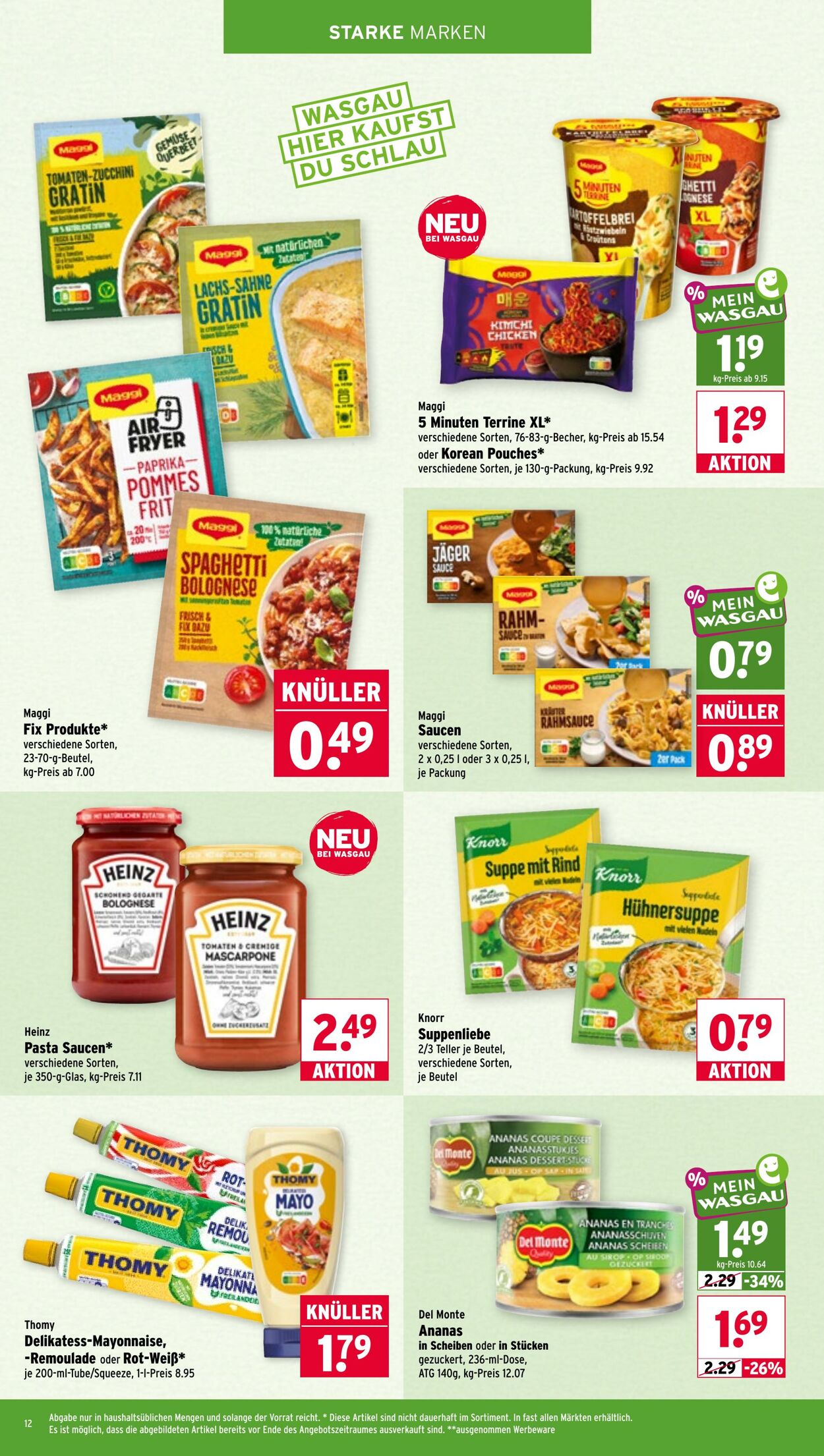 Prospekt Wasgau 22.06.2026 - 27.06.2026