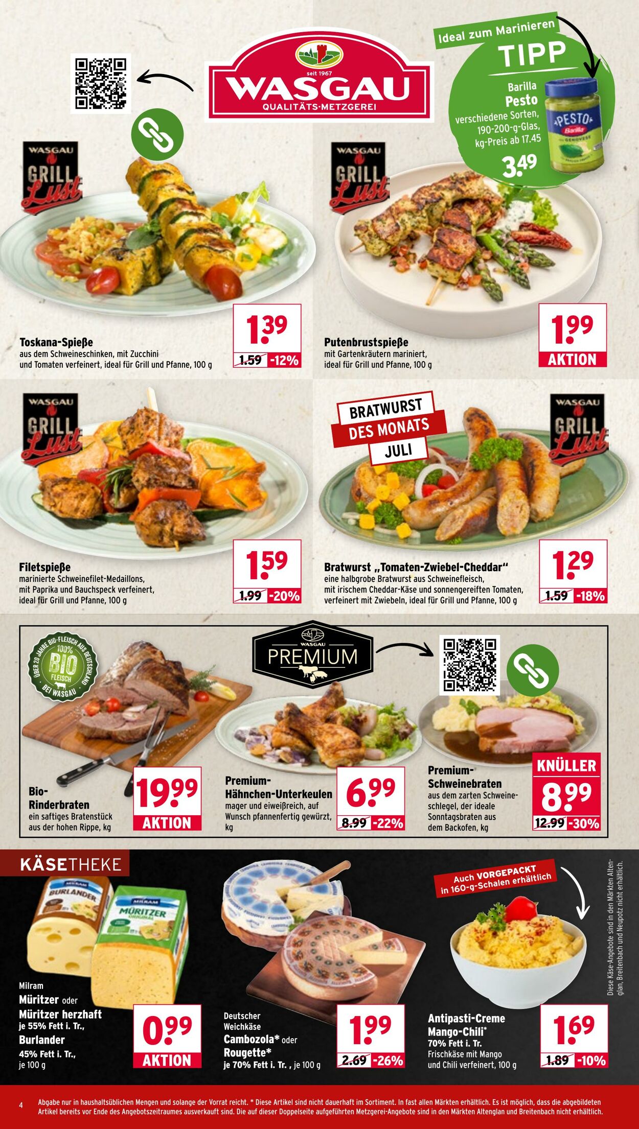 Prospekt Wasgau 22.06.2026 - 27.06.2026