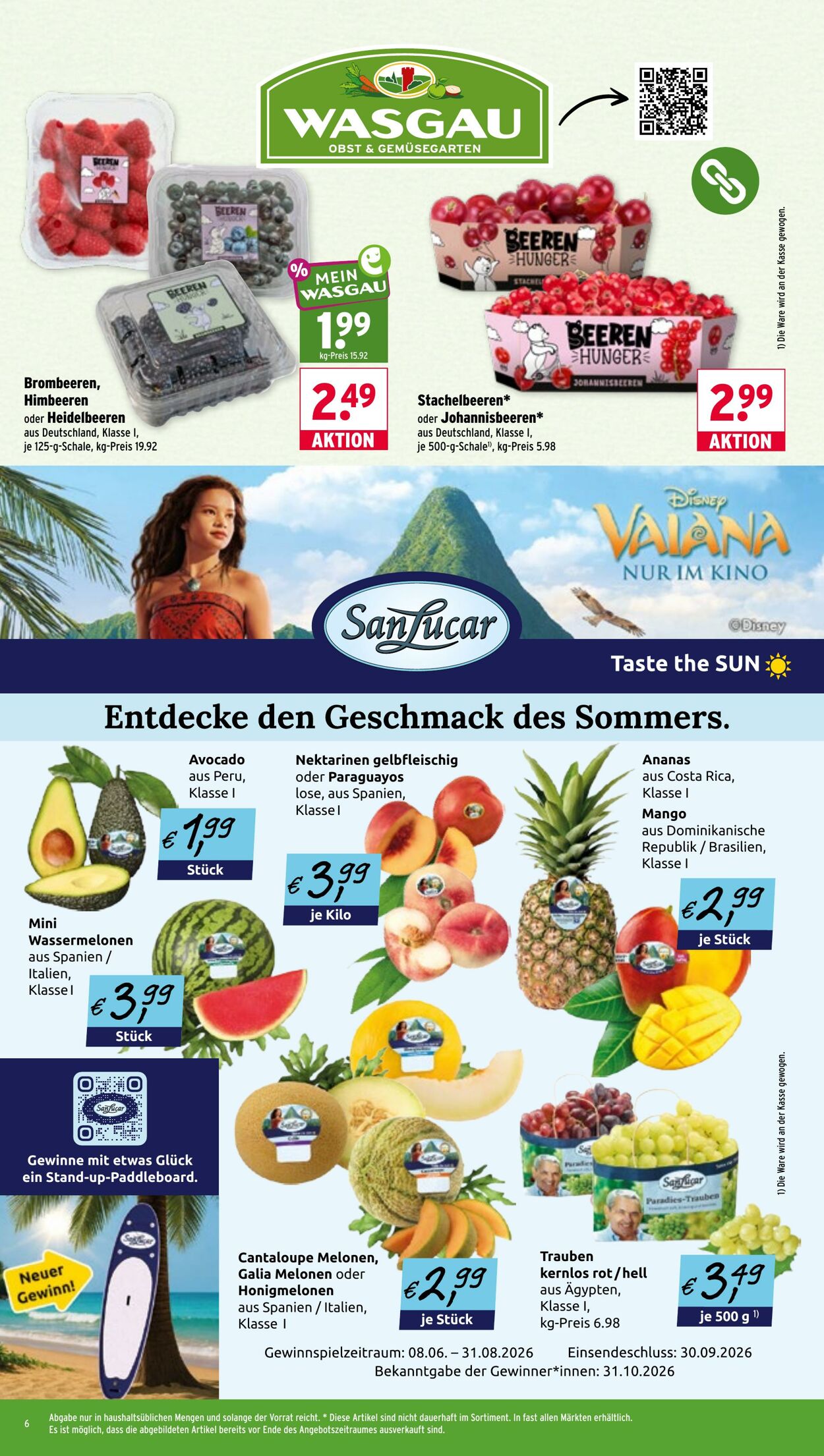 Prospekt Wasgau 22.06.2026 - 27.06.2026