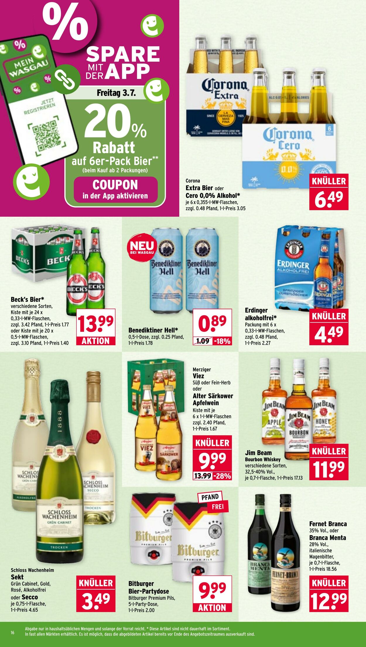 Prospekt Wasgau 22.06.2026 - 27.06.2026