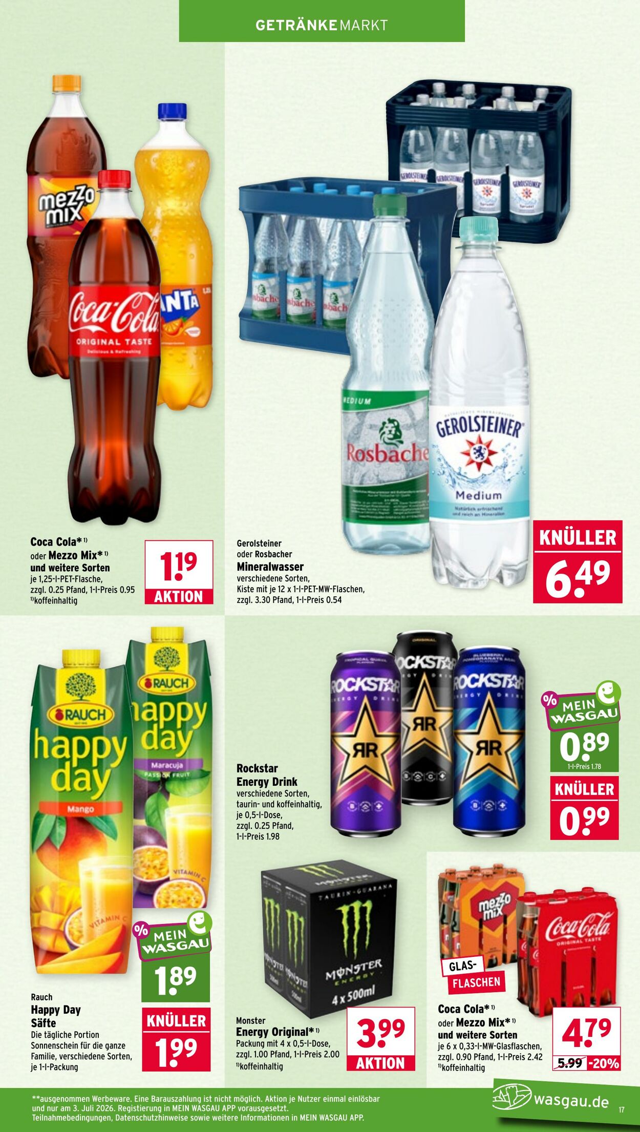 Prospekt Wasgau 29.06.2026 - 04.07.2026