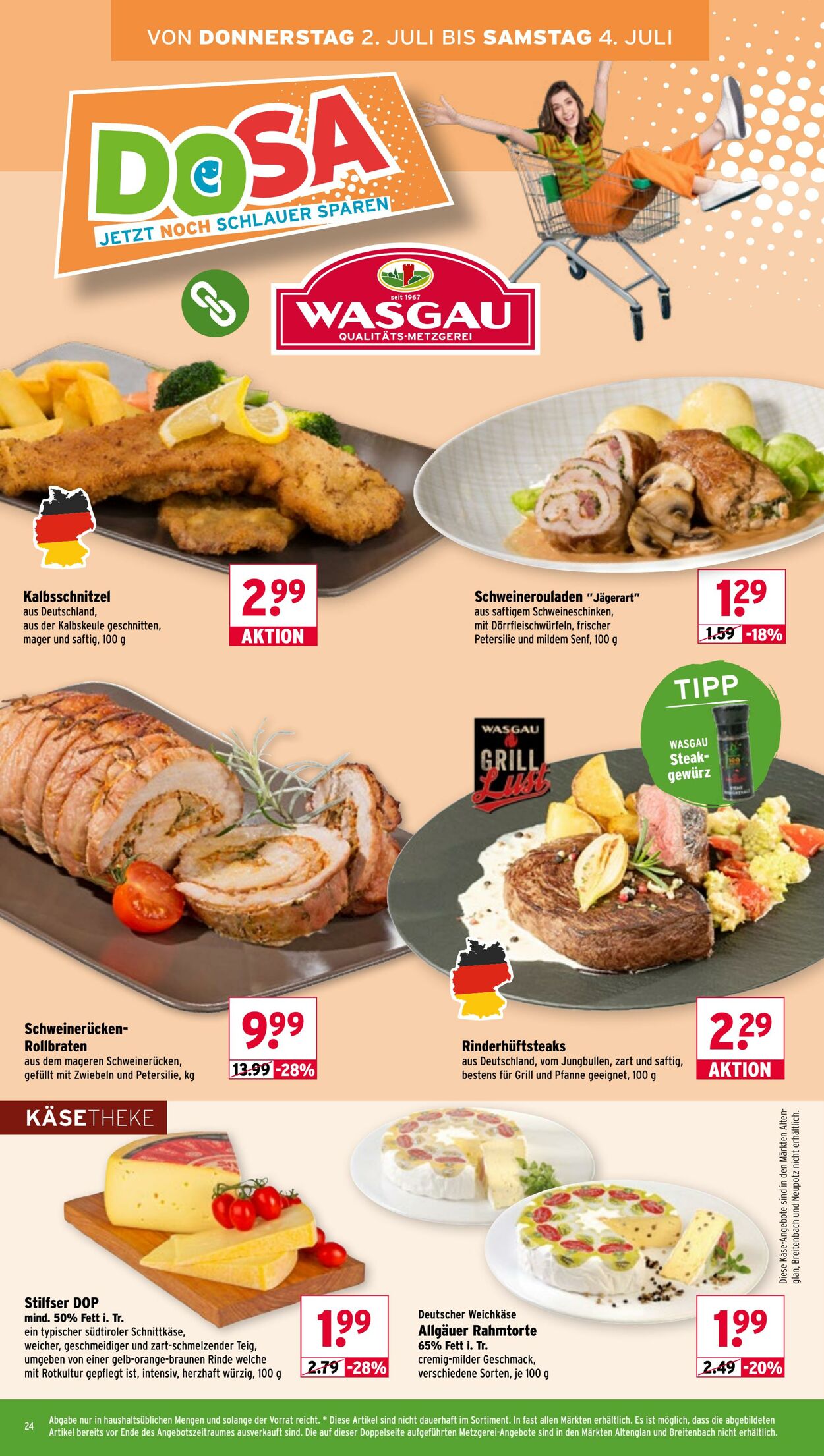 Prospekt Wasgau 29.06.2026 - 04.07.2026