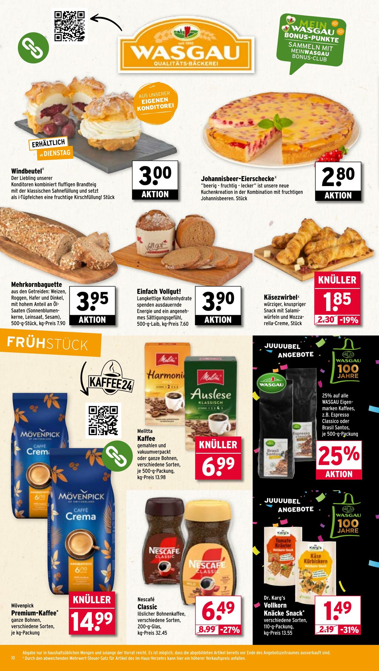 Prospekt Wasgau 25.08.2025 - 30.08.2025
