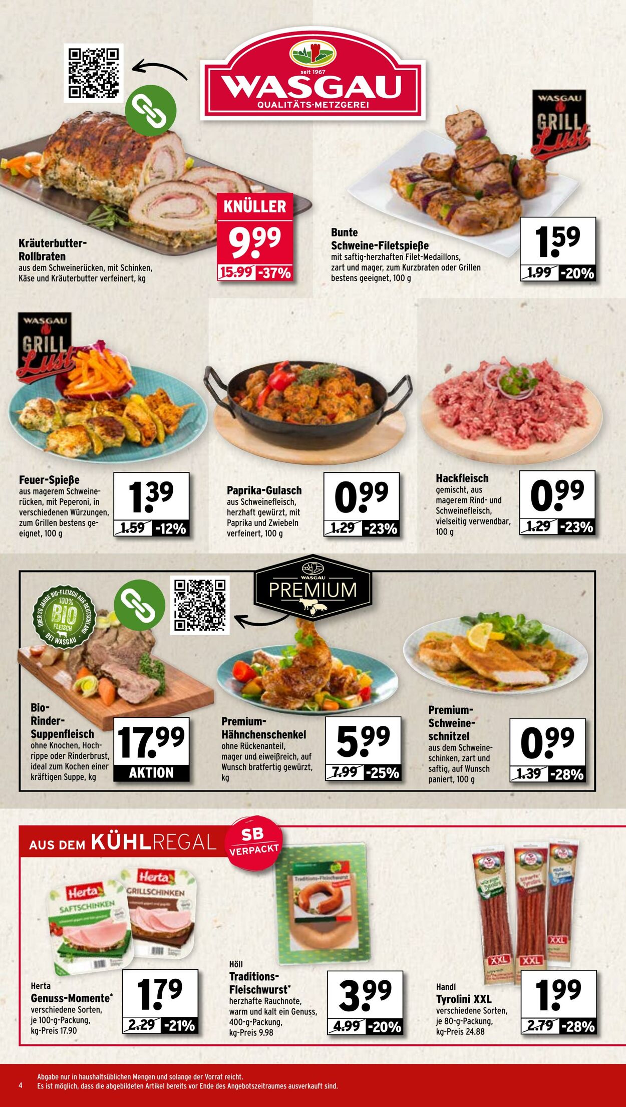 Prospekt Wasgau 25.08.2025 - 30.08.2025
