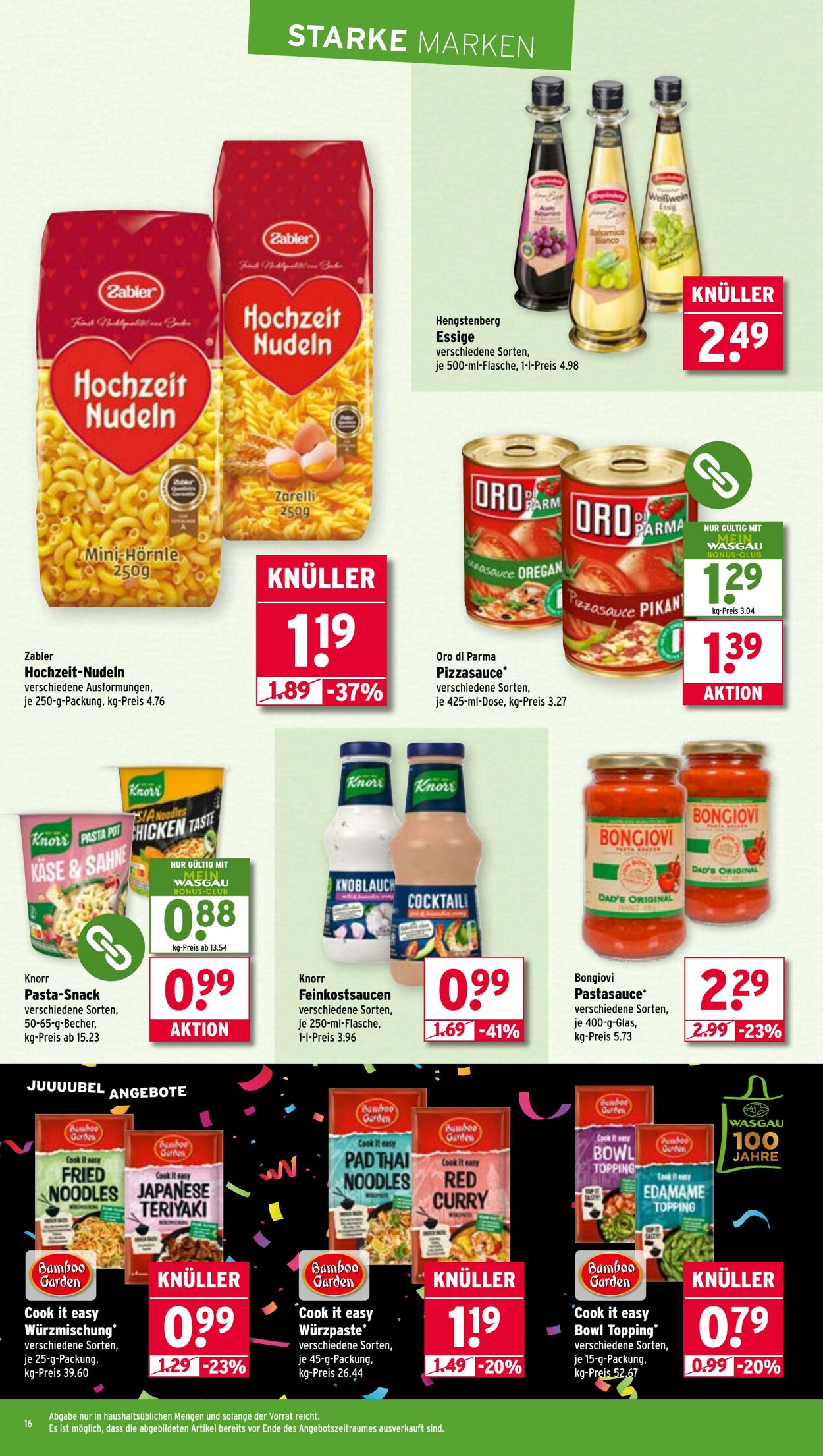 Prospekt Wasgau 25.08.2025 - 30.08.2025