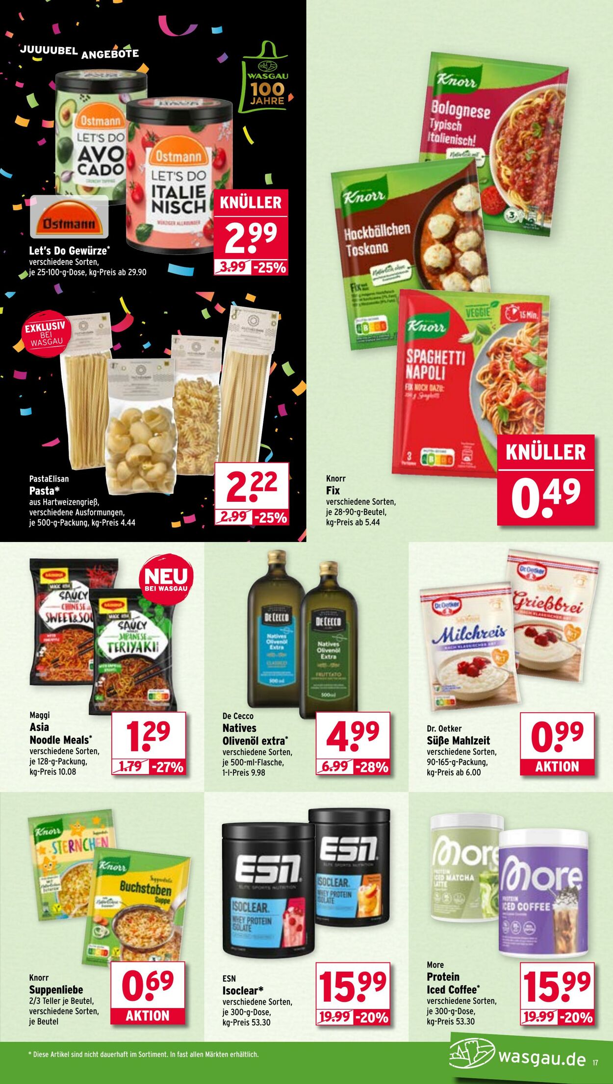 Prospekt Wasgau 25.08.2025 - 30.08.2025