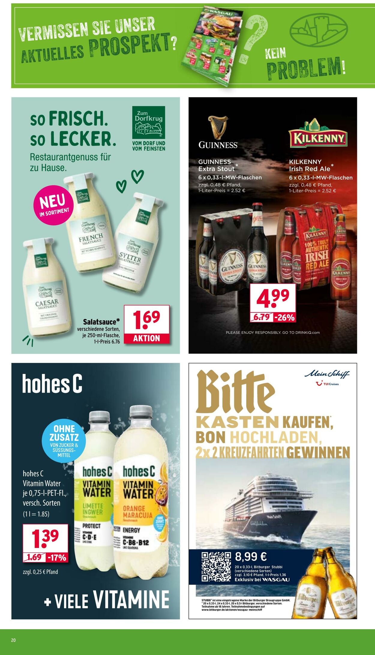 Prospekt Wasgau 25.08.2025 - 30.08.2025