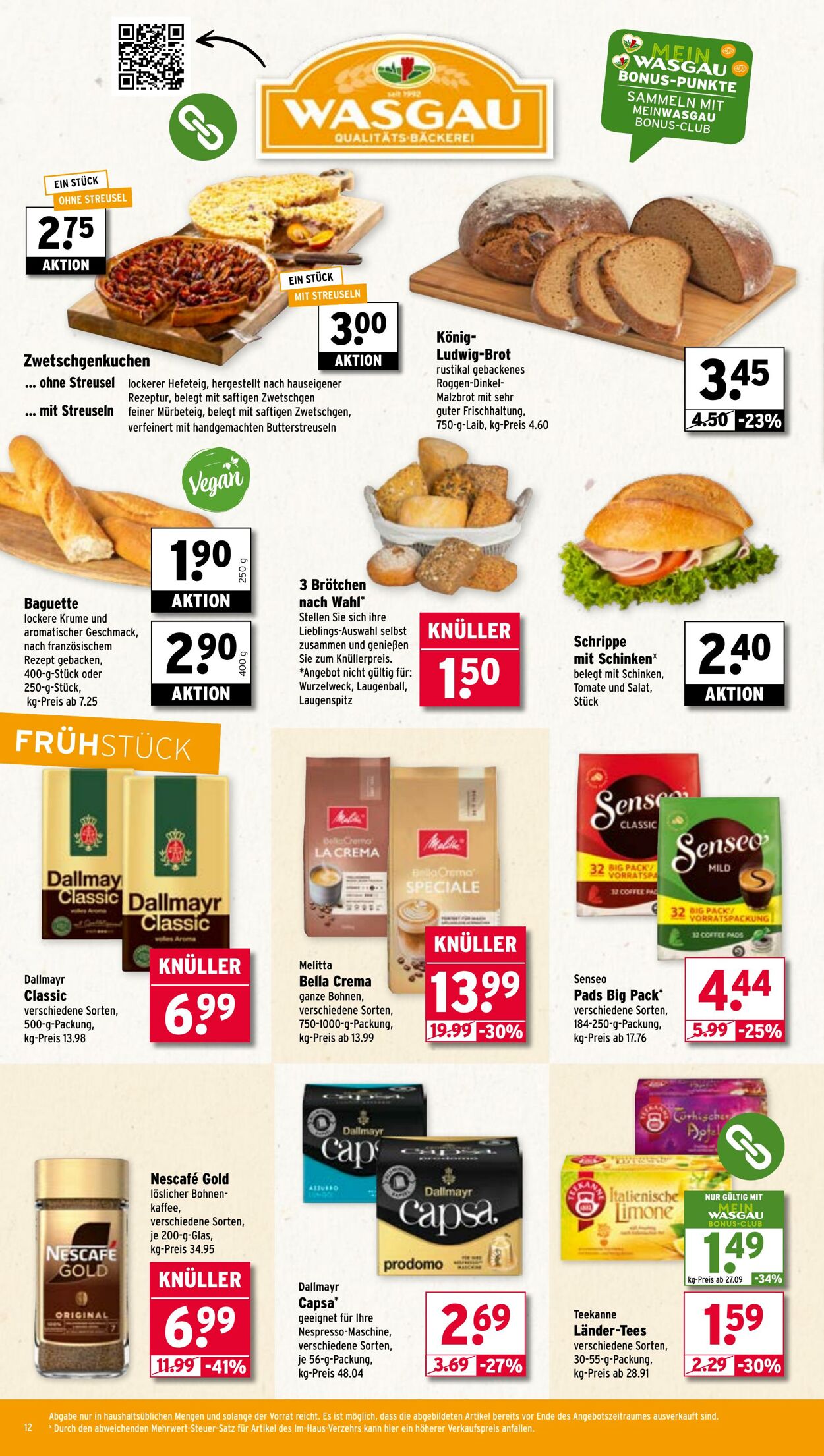 Prospekt Wasgau 28.07.2025 - 02.08.2025