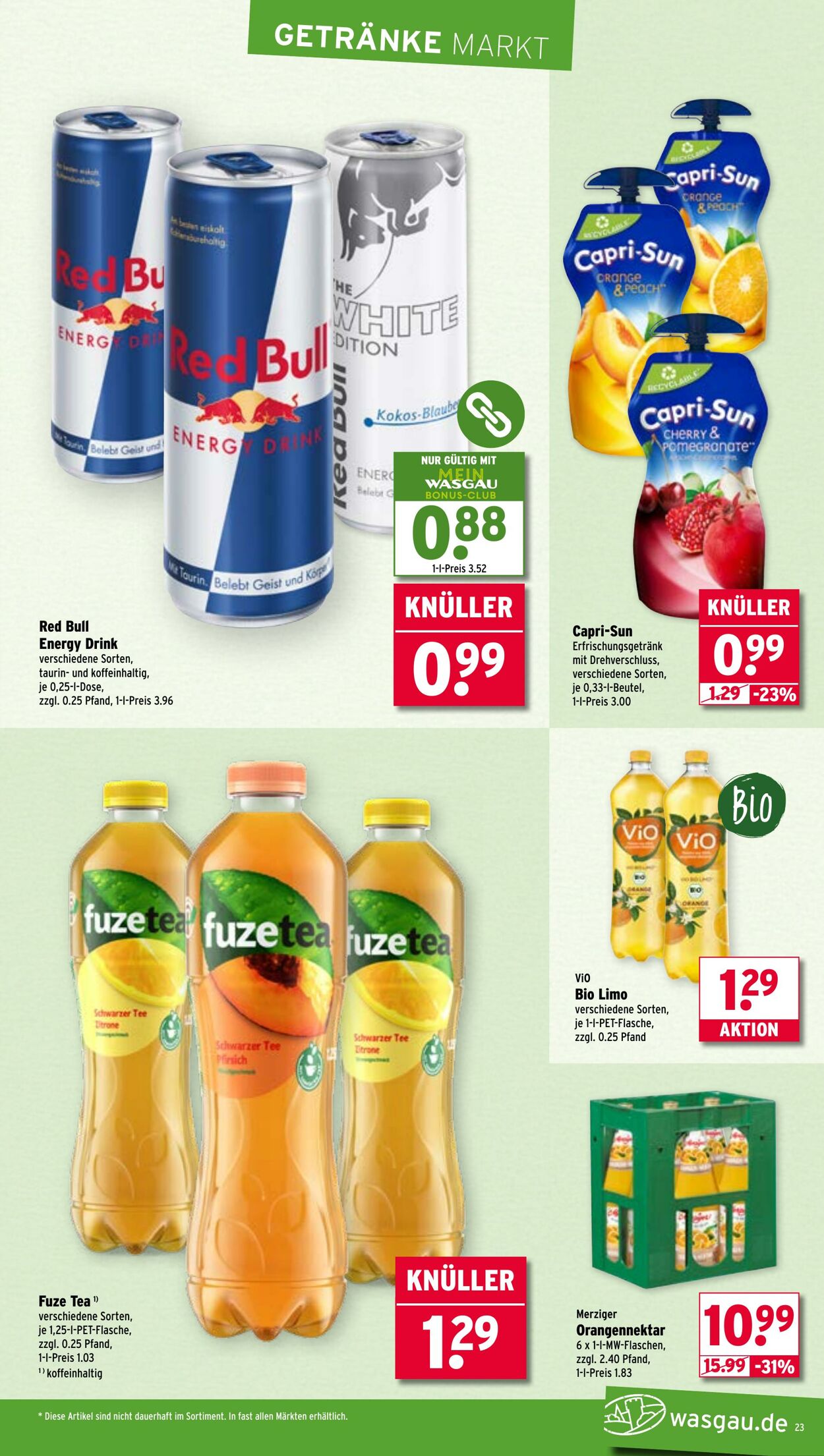 Prospekt Wasgau 28.07.2025 - 02.08.2025