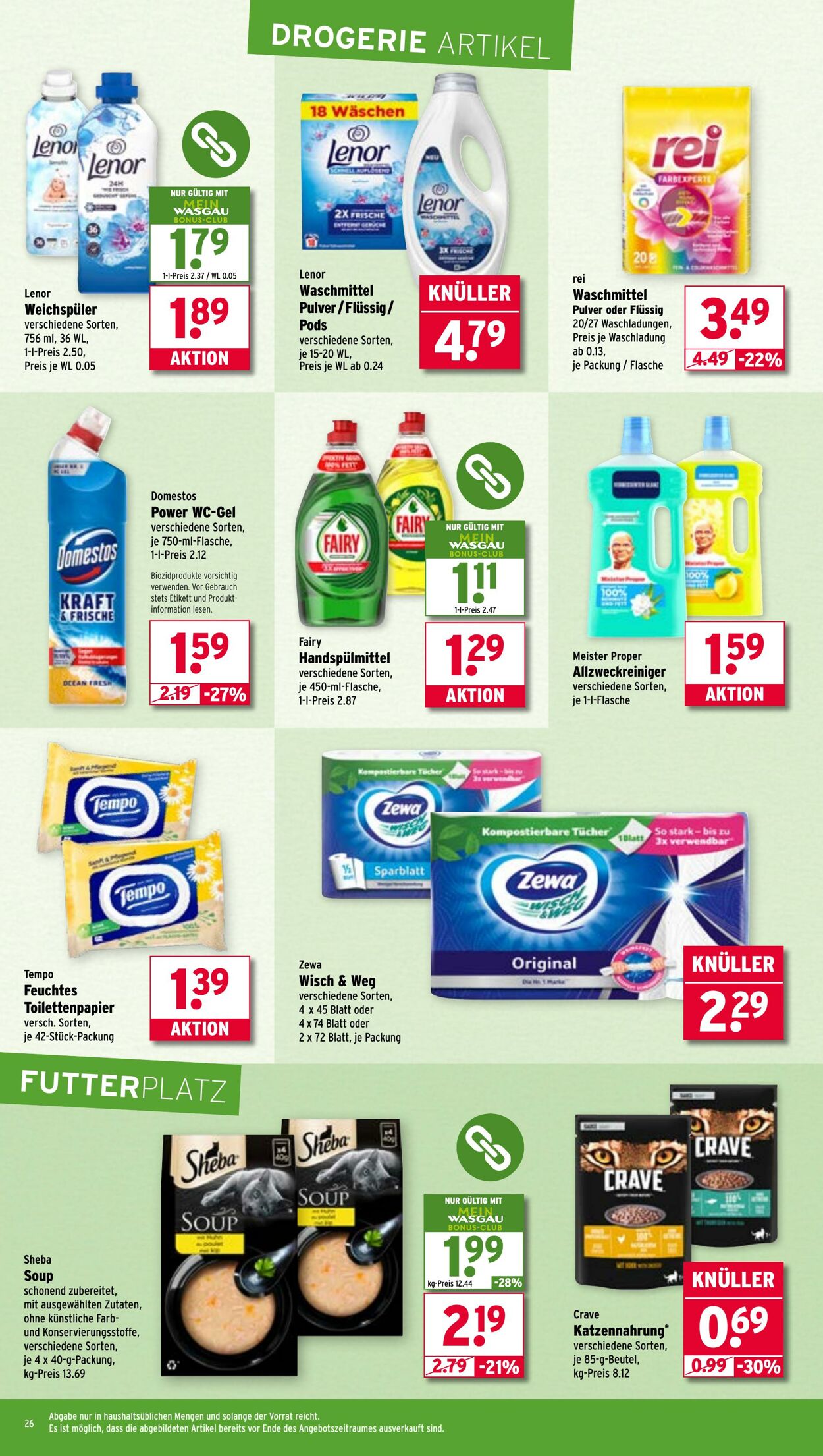 Prospekt Wasgau 28.07.2025 - 02.08.2025